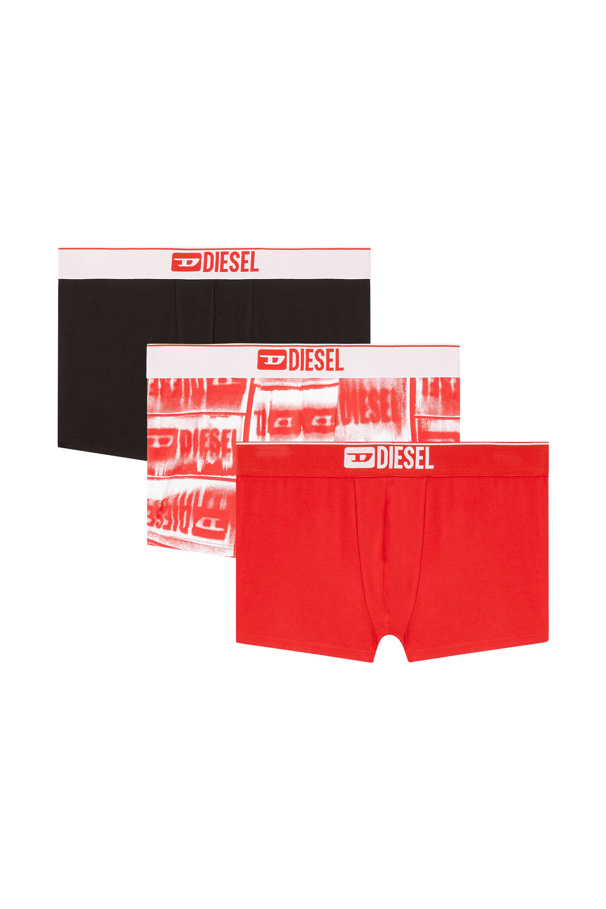 Diesel - DAMIEN-D-BOX-3PACK, Set di tre boxer in cotone stretch Uomo in Multicolor - 2