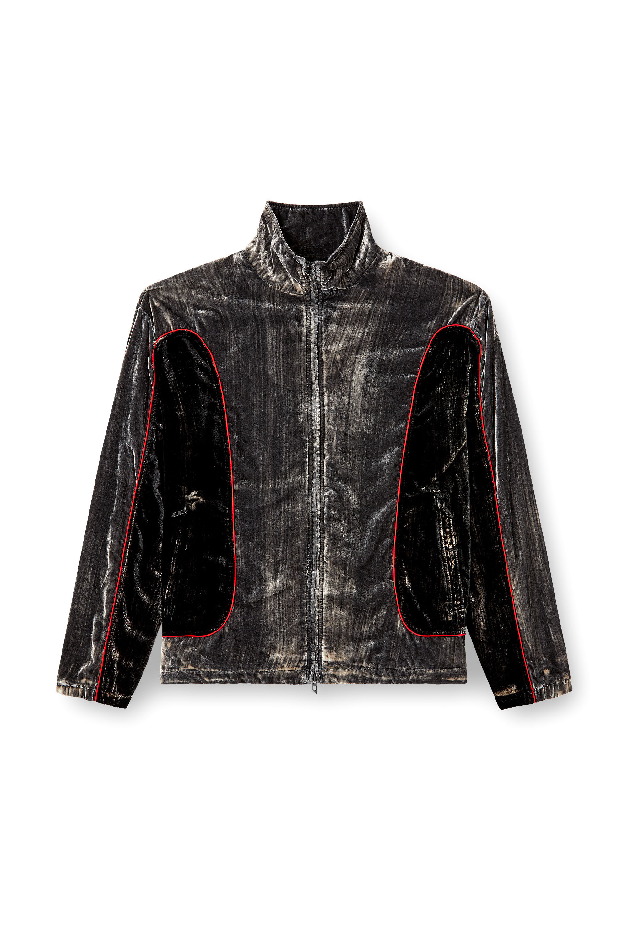 Diesel - J-HAY, Giacca sportiva in velluto distressed Uomo in ToBeDefined - 2