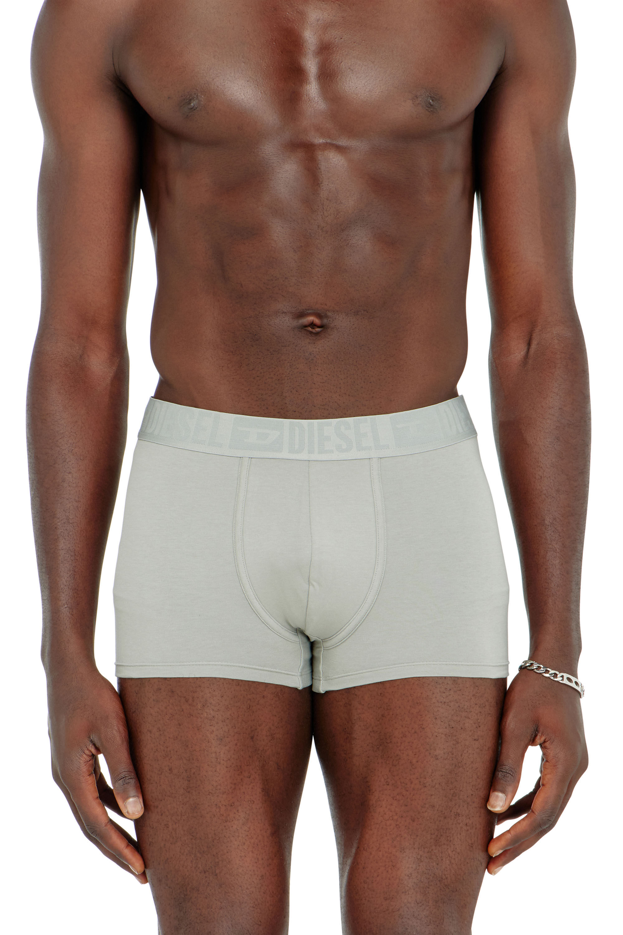 Diesel - MIKE-D-CORE-3PACK, Set da tre boxer in cotone elasticizzato con fascia in vita tono su tono Uomo in ToBeDefined - 2
