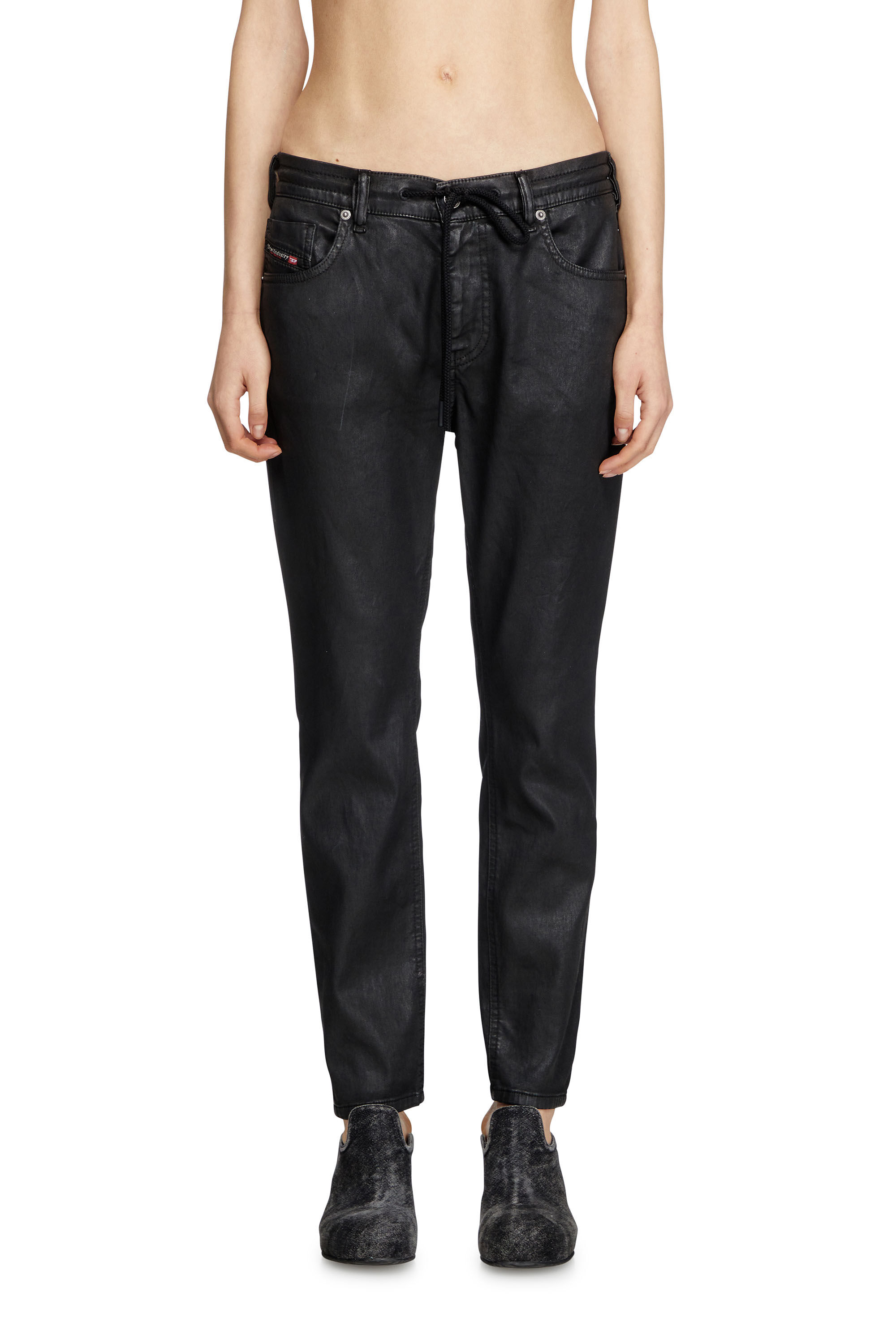 Diesel - Regular 2031 D-Krailey Joggjeans® 068PX Donna, Nero/Grigio scuro - Image 3