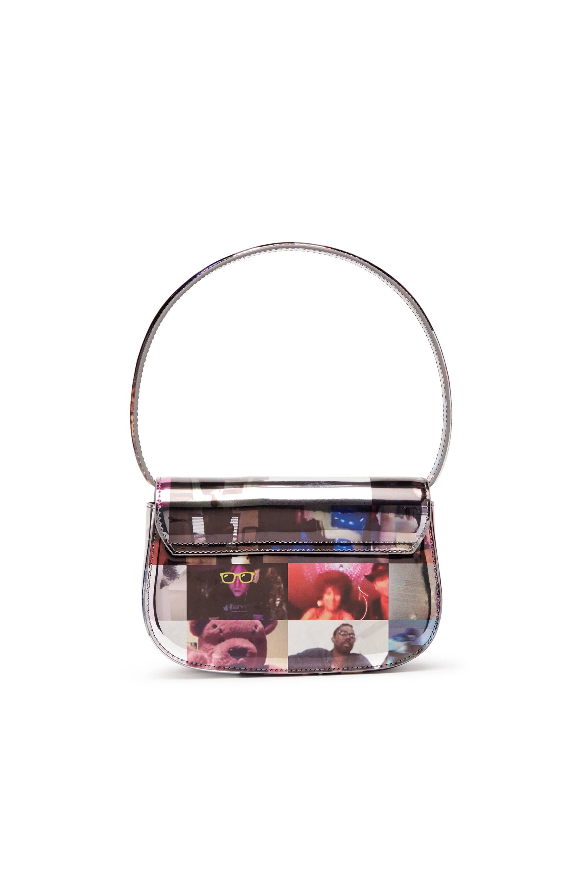 Diesel - 1DR, 1DR-Iconica borsa a spalla con stampa Livestream Donna in Multicolor - 3