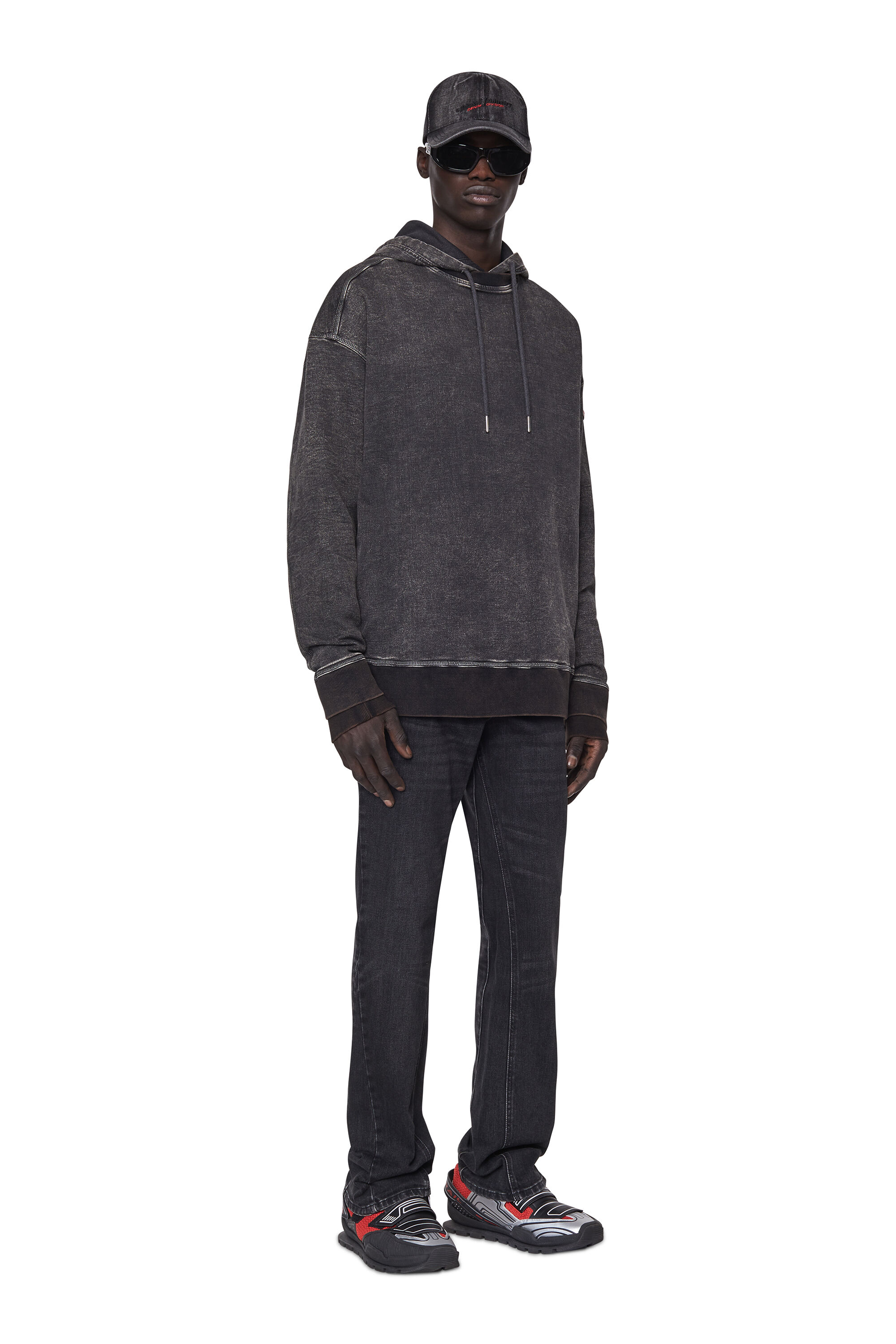 2021 09B83 Uomo: Jeans Bootcut Nero/Grigio scuro | Diesel Library