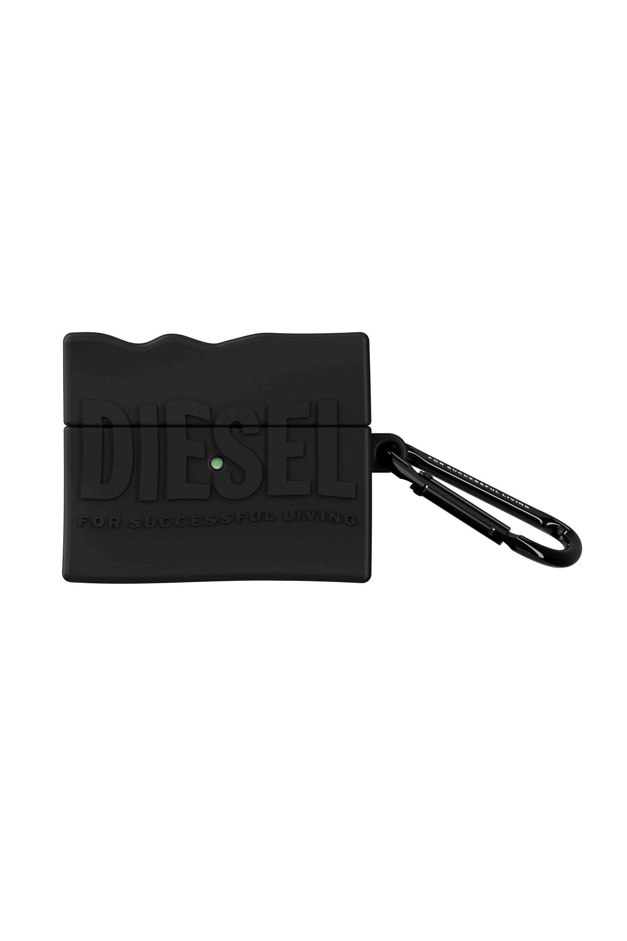 Diesel - 60080 AIRPOD CASE, Cover in silicone per Airpods Pro/Pro 2 Unisex in Nero - 1