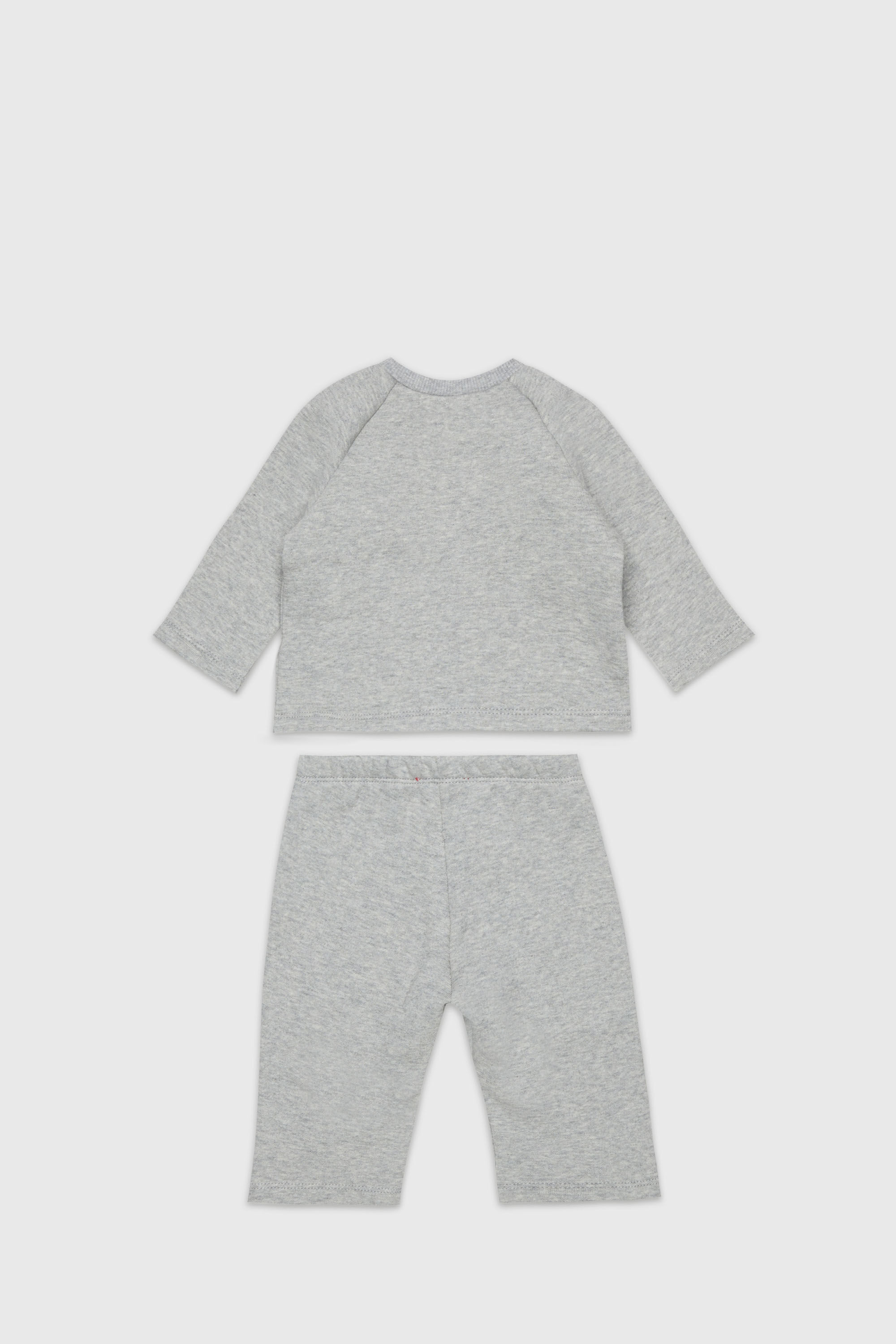 Diesel - SLUPY-SET-NB, Set neonato con stampa logo Unisex in Grigio - 2