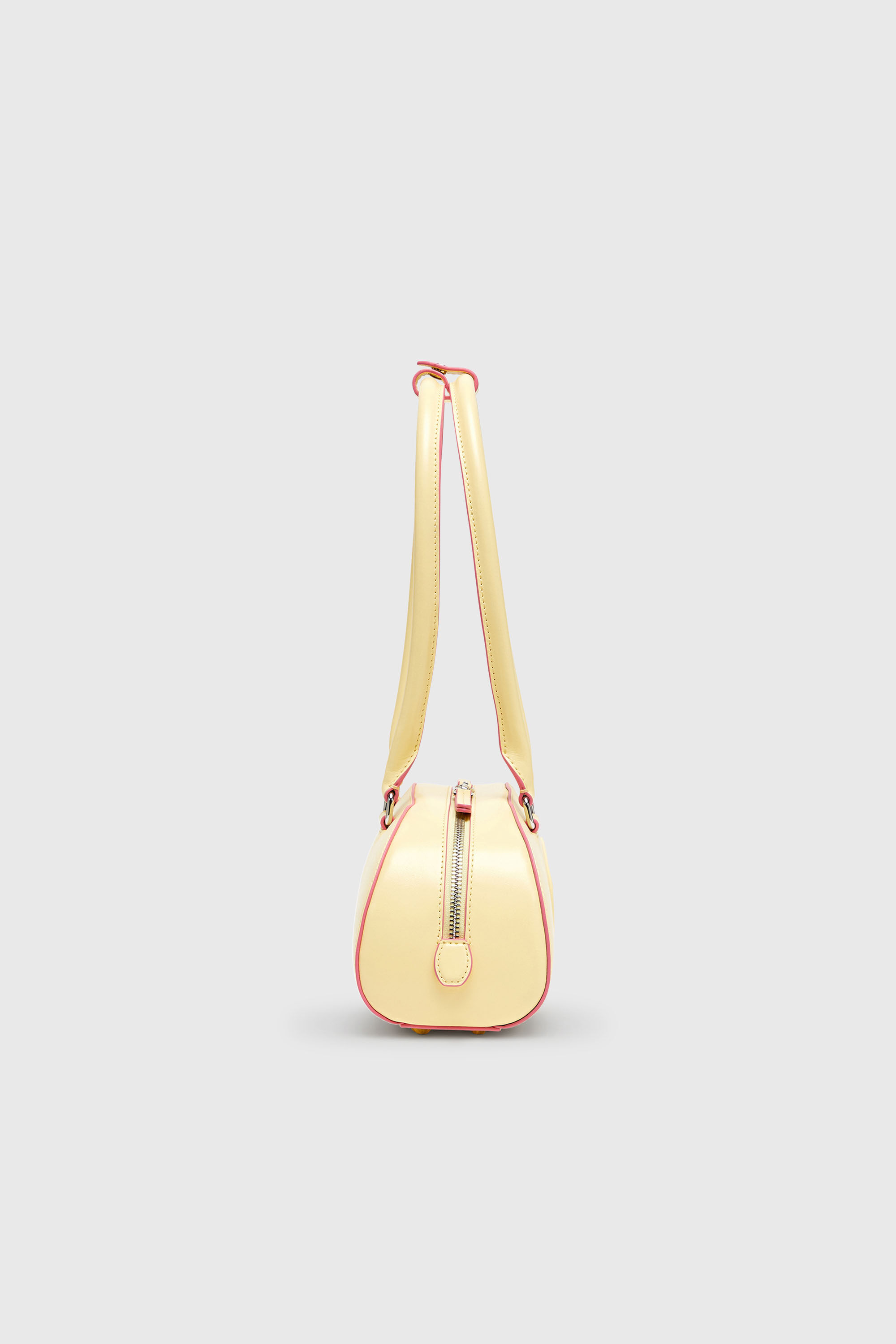 Diesel - 1DR DOME SHOULDER EW, 1DR Dome - Borsa bowling rettangolare in pelle Donna in Giallo - 5