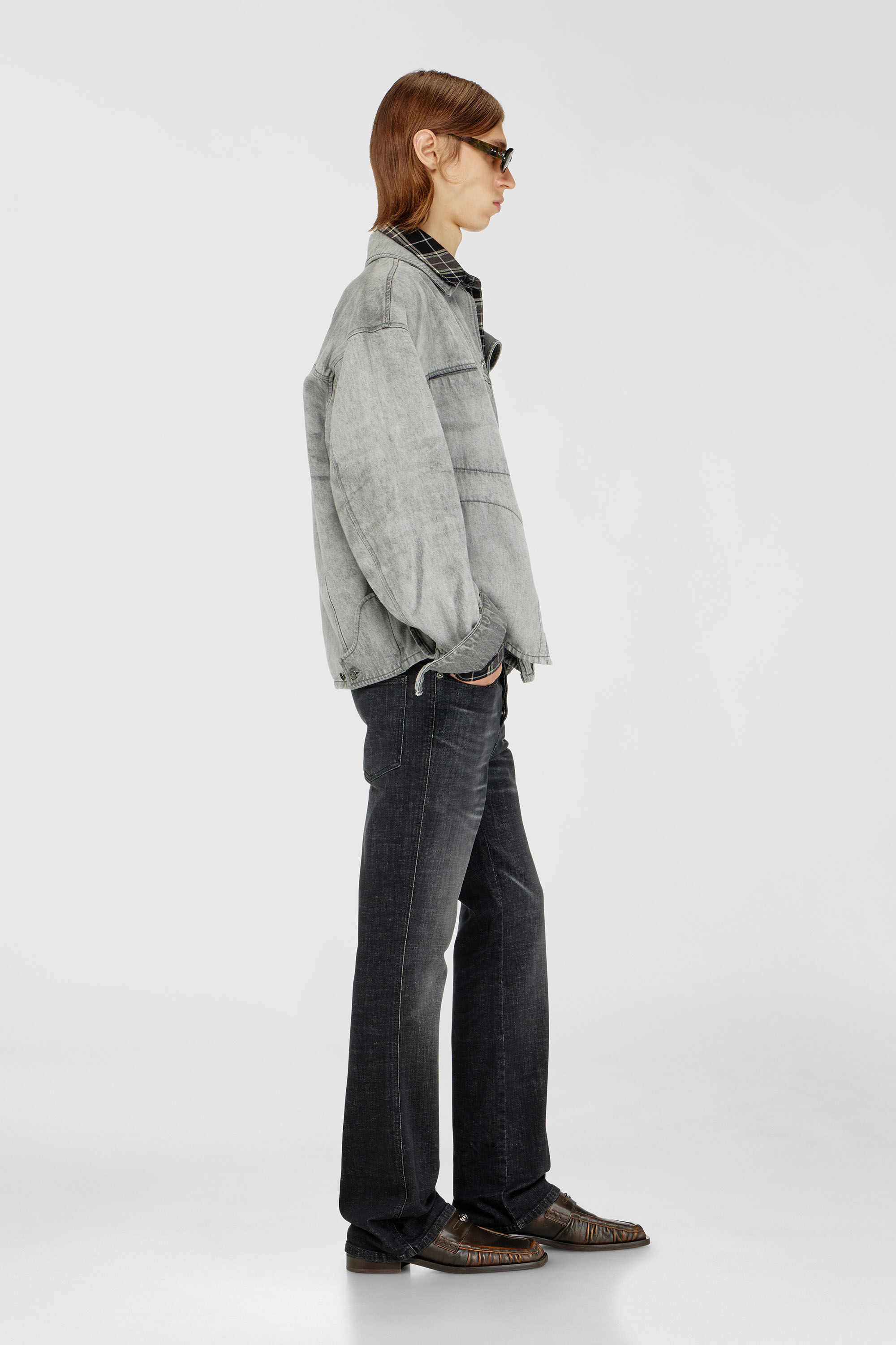 Diesel - Bootcut Jeans 1998 D-Buck 09H34 Uomo, Nero/Grigio scuro - Image 2