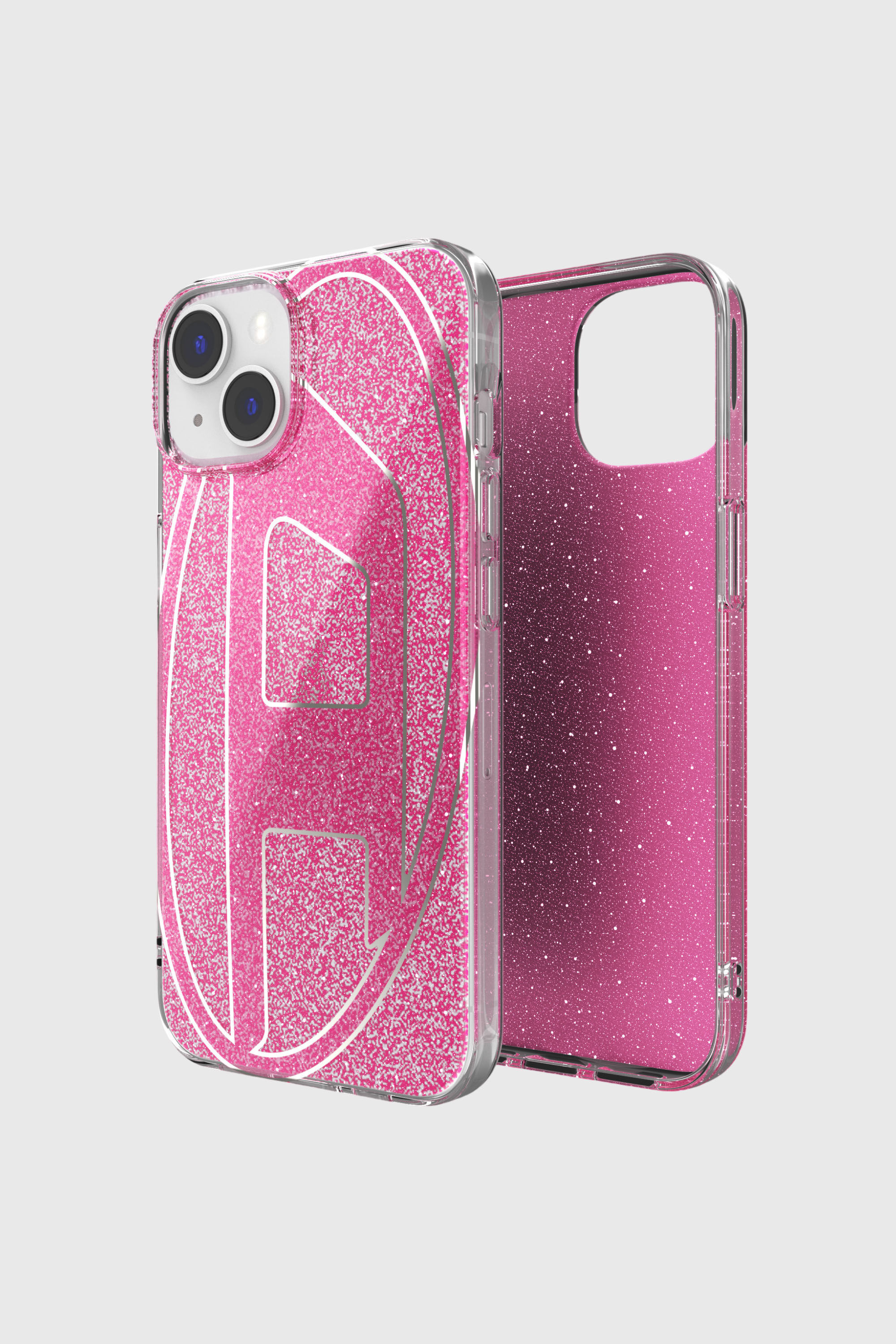 Diesel - 60034 AOP CASE, Unisex's Glitter Case for iP 13/ 14 in Pink - 1