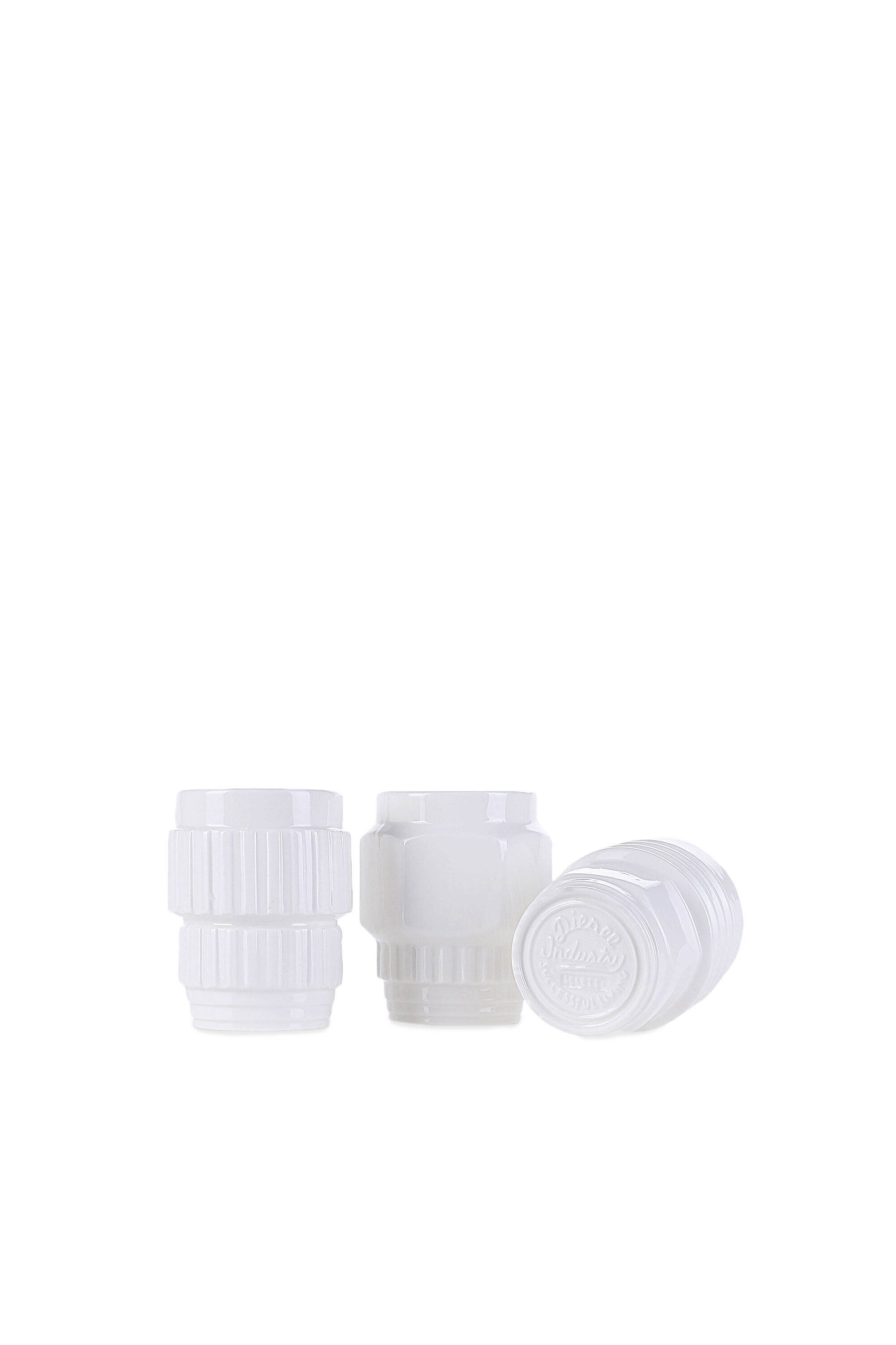 Diesel - 10910 MACHINE COLLEC, Set di tre mug in porcellana assortite Unisex in Bianco - 2