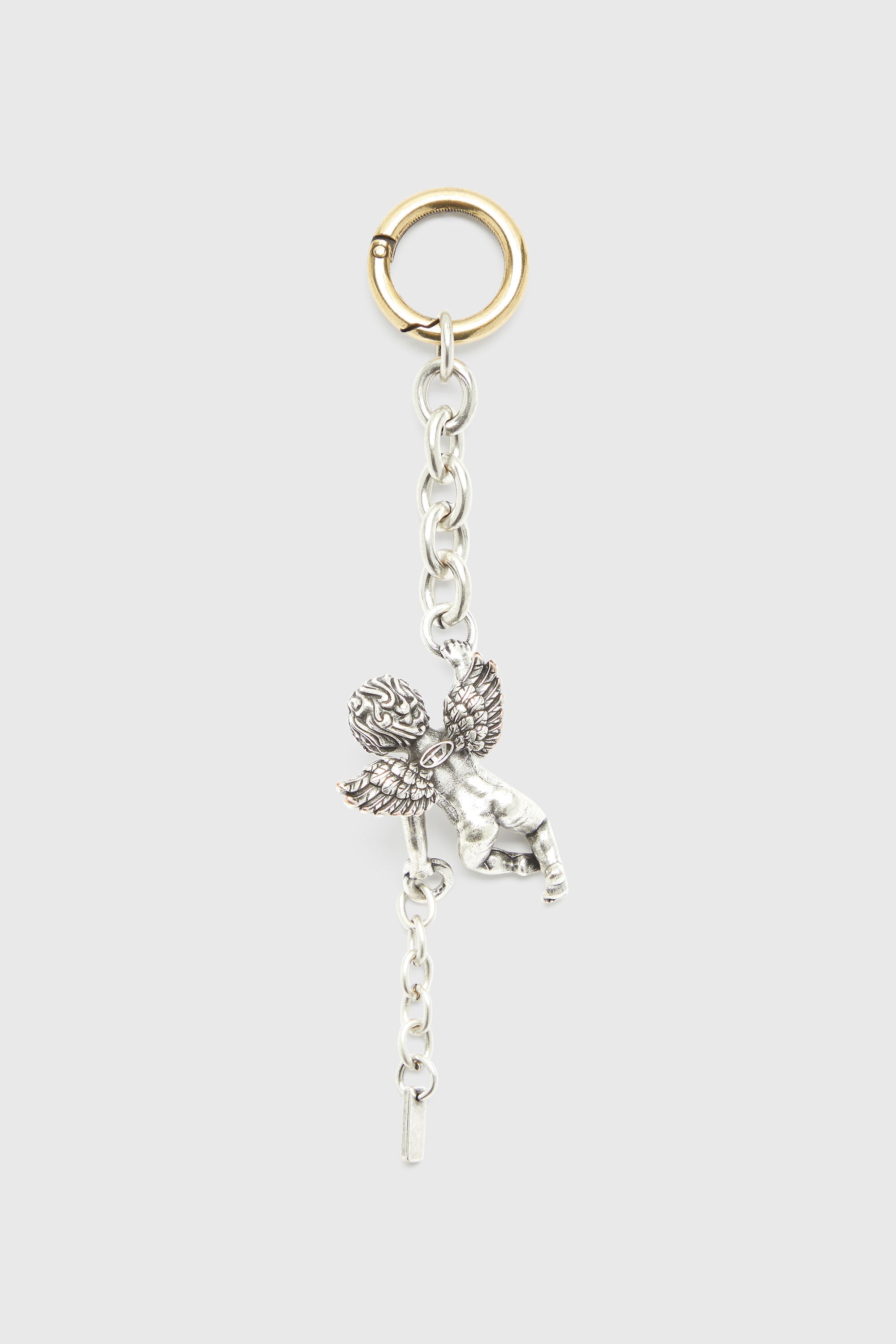 Diesel - CHARM-ANGEL, Charm cherubino in metallo Donna in Argento - 2
