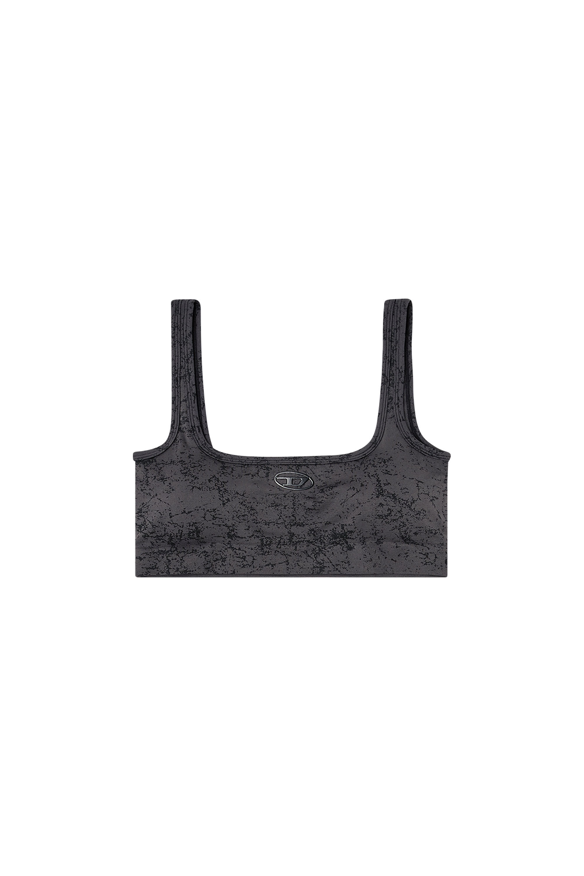 Diesel - HELLA-UTLT, Reggiseno sportivo con stampa utility Donna in Grigio - 2