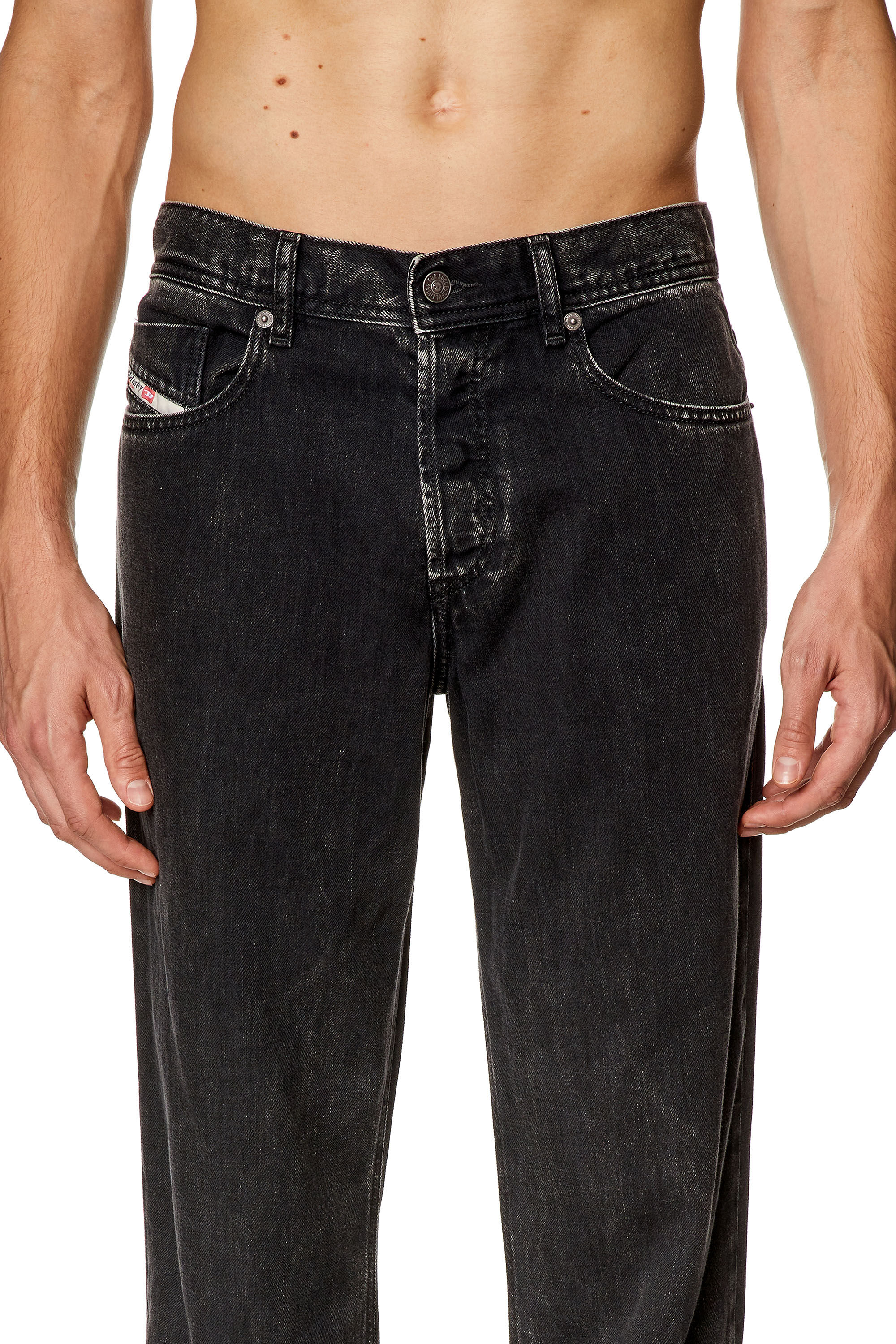 Diesel - Tapered Jeans 2023 D-Finitive 068HN, Nero/Grigio scuro - Image 5