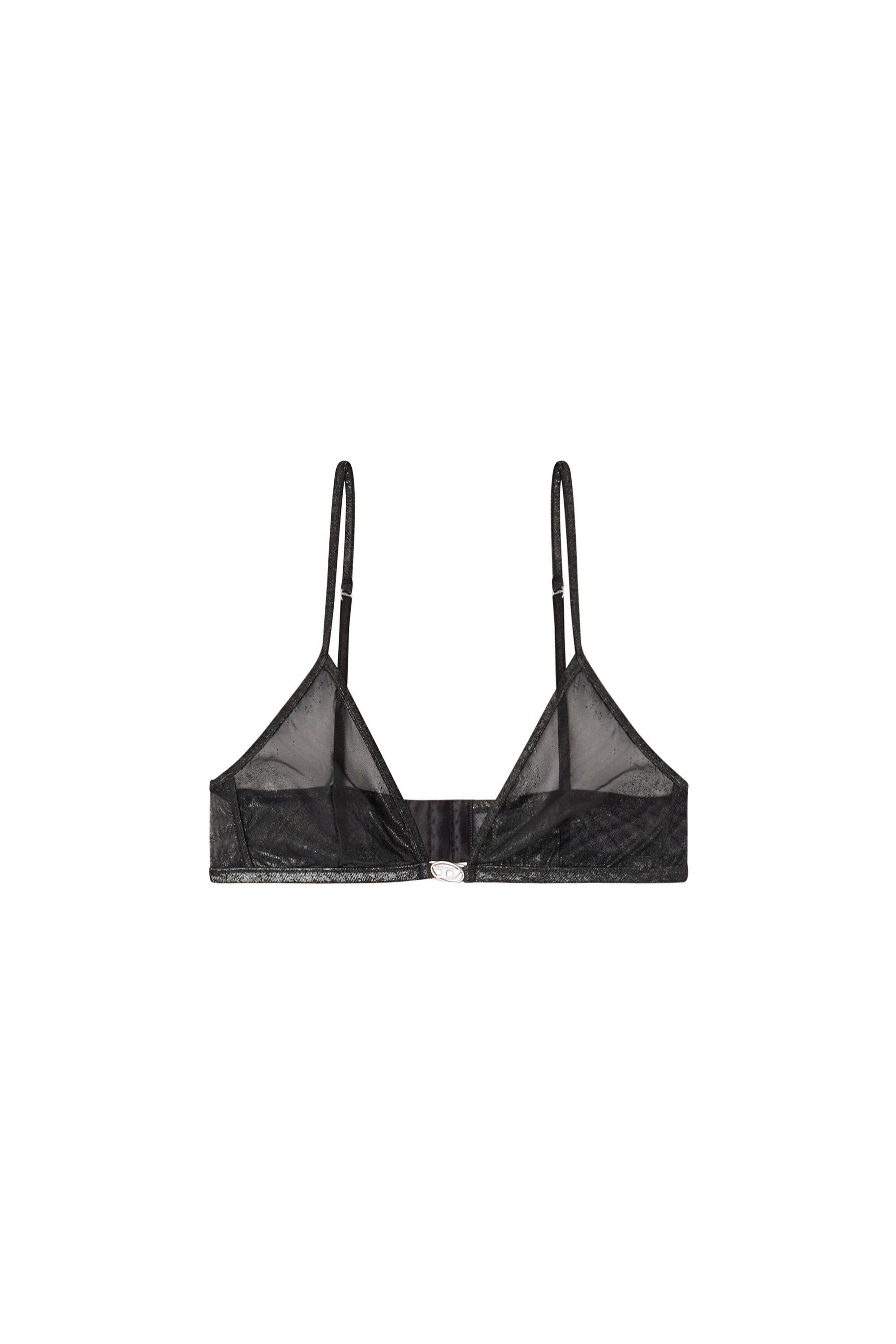 Diesel - LUNA-GFT, Reggiseno in nylon a triangolo Donna in Nero - 2