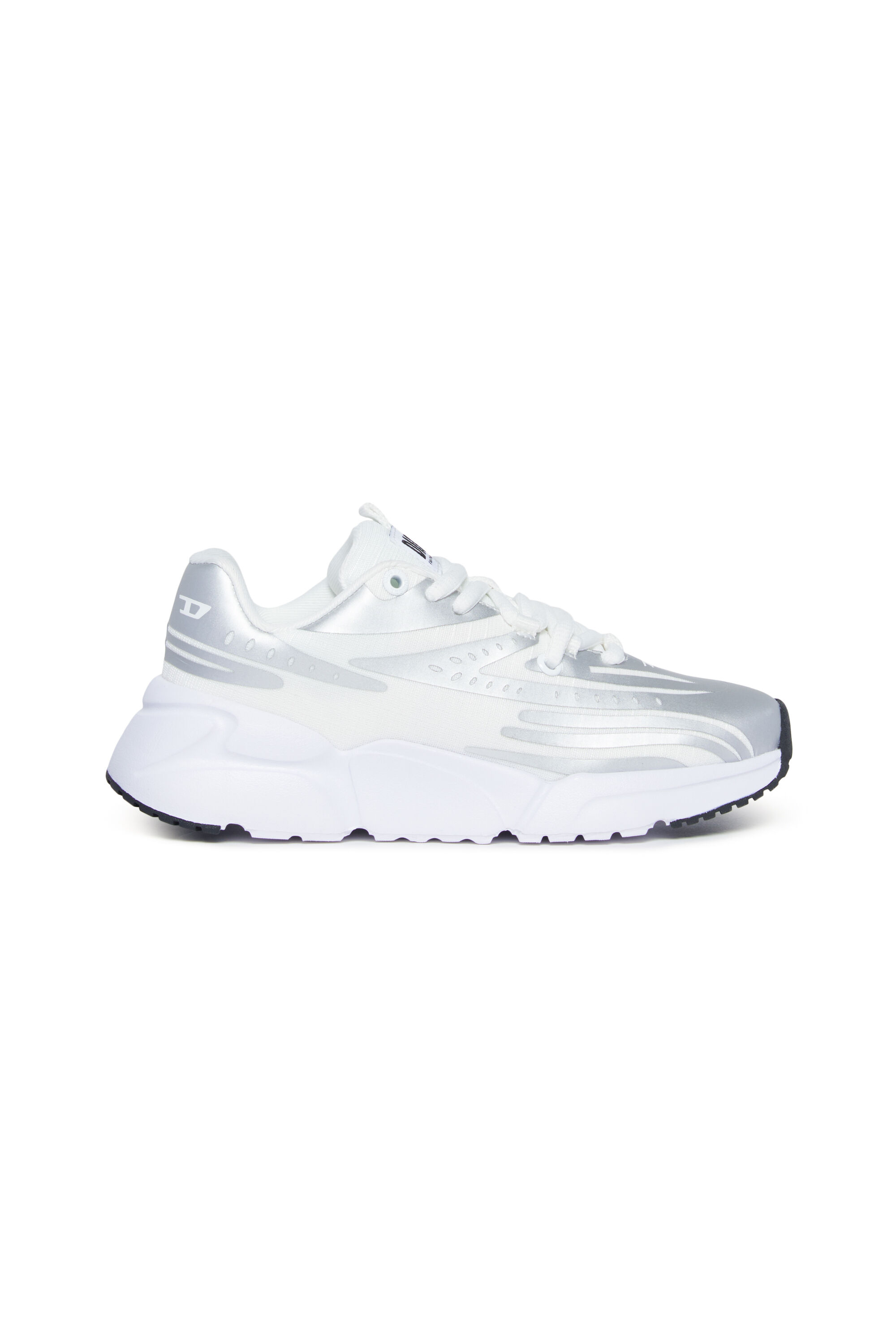Diesel - S-MILLENIUM SPEED LC, Sneaker in tessuto antistrappo spalmato Unisex in Argento - 1