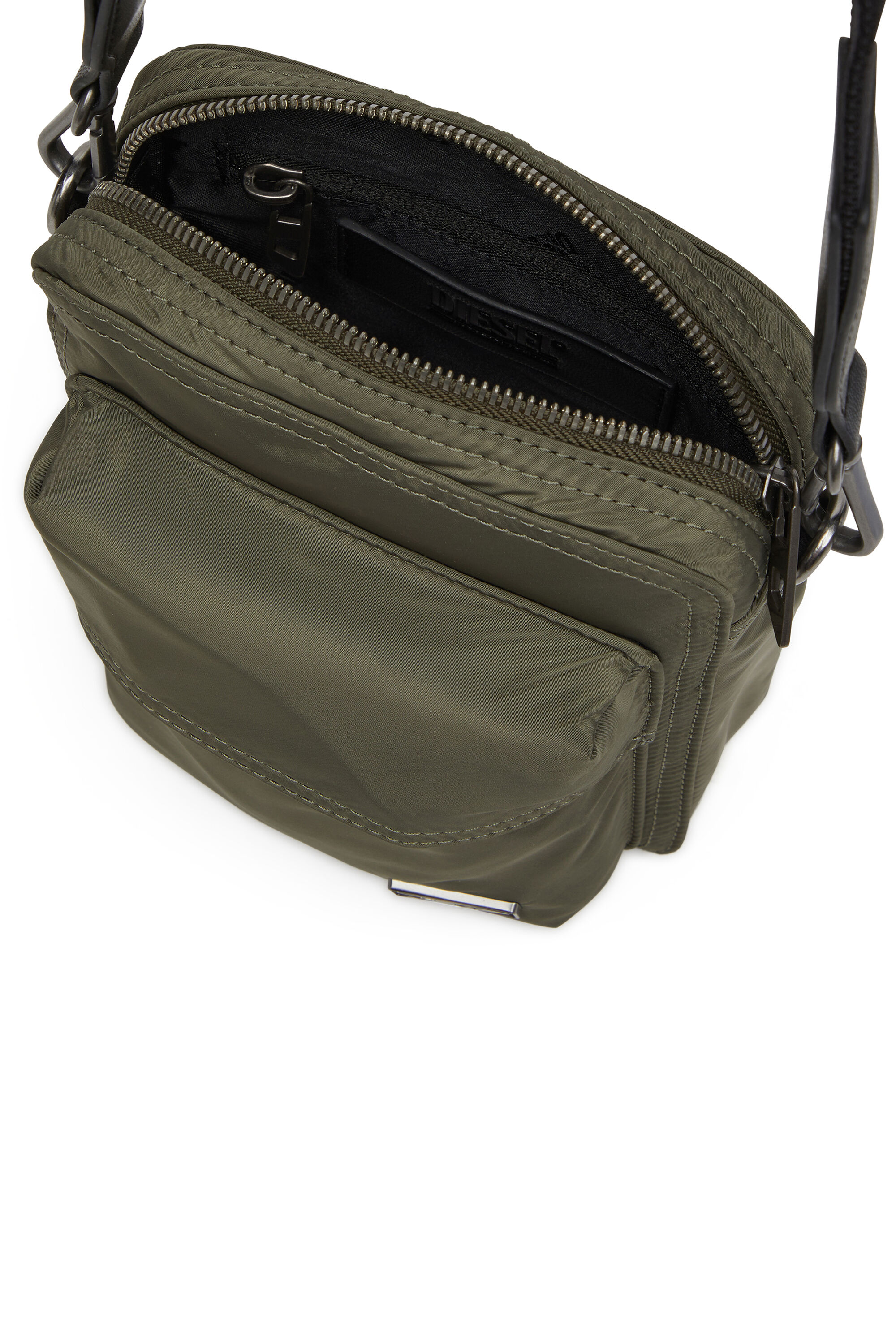 Diesel - MULTI-PKTS CROSSBODY X, Borsa crossbody in tessuto utility Unisex in Verde - 5