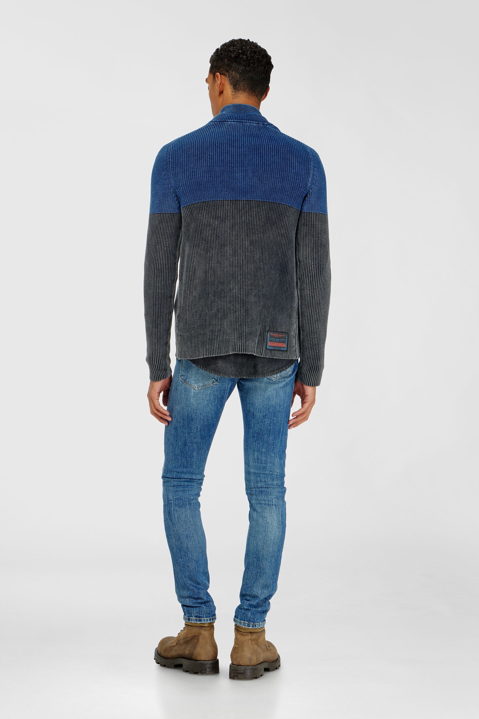 Diesel - Man's Slim Jeans 2019 D-Strukt 0KICR, Medium blue - 3