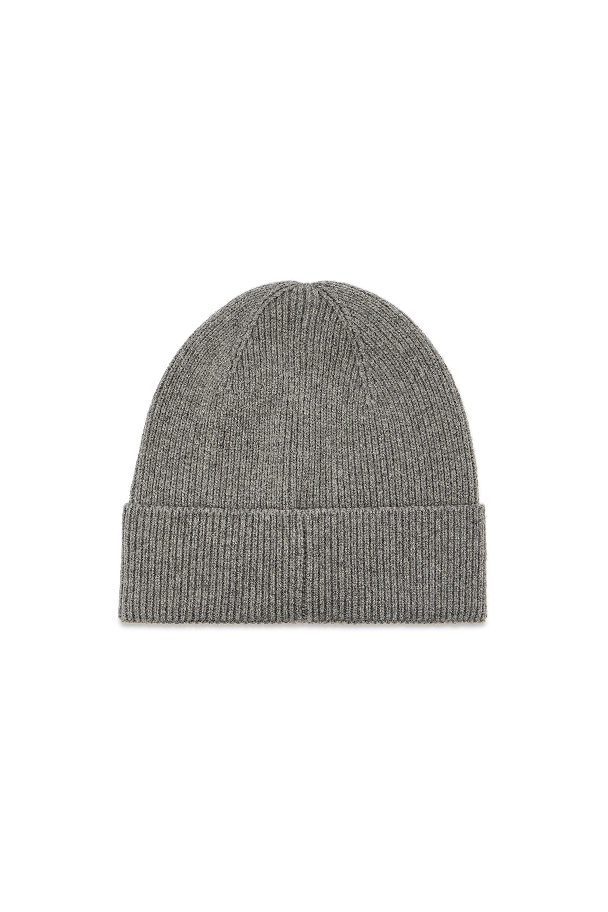 Diesel - K-CODER-FULLY B, Berretto a costine con ricamo D Unisex in Grigio - 2