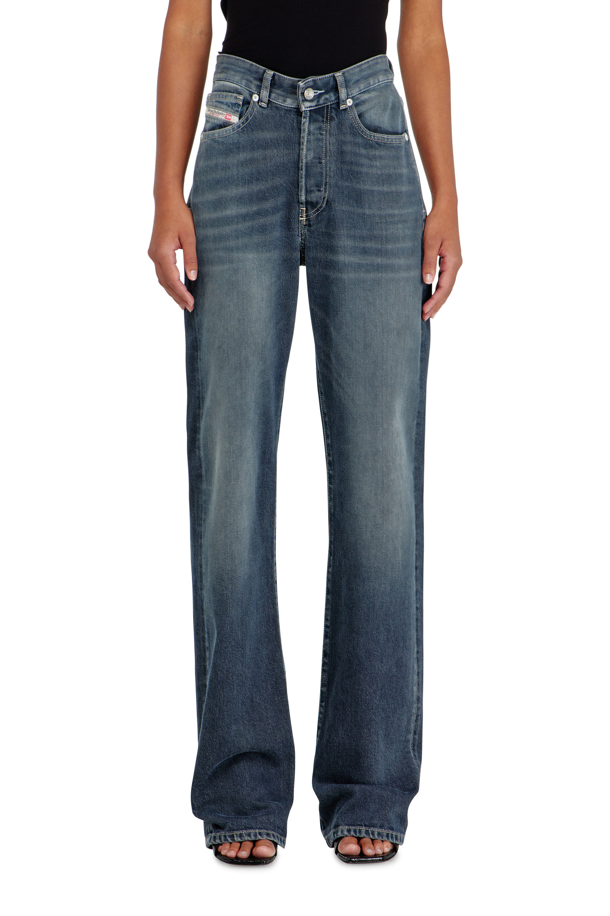 Diesel - Regular Jeans 1971 D-Sent 007EI Donna, Blu Scuro - Image 4