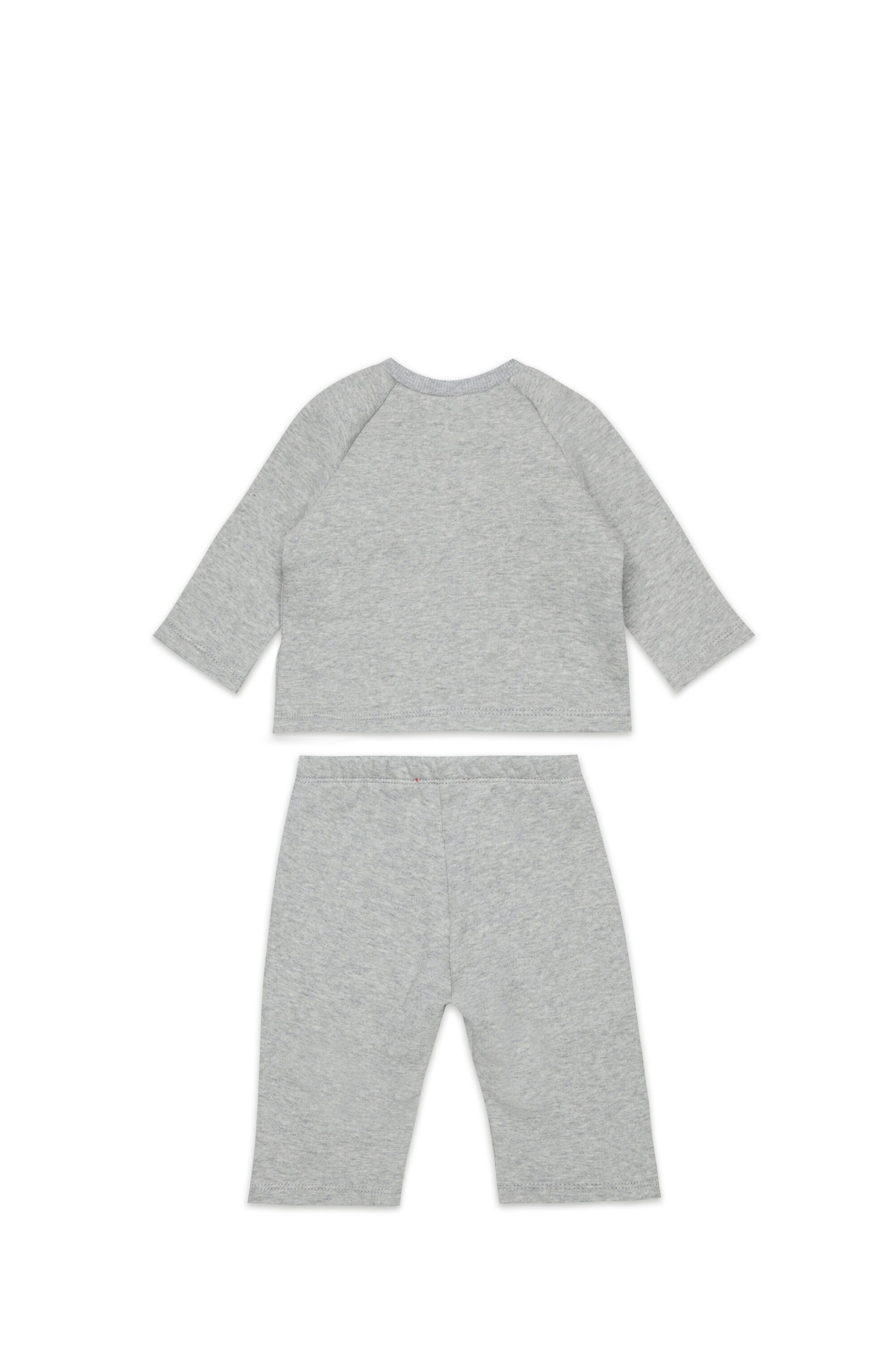Diesel - SLUPY-SET-NB, Set neonato con stampa logo Unisex in Grigio - 2