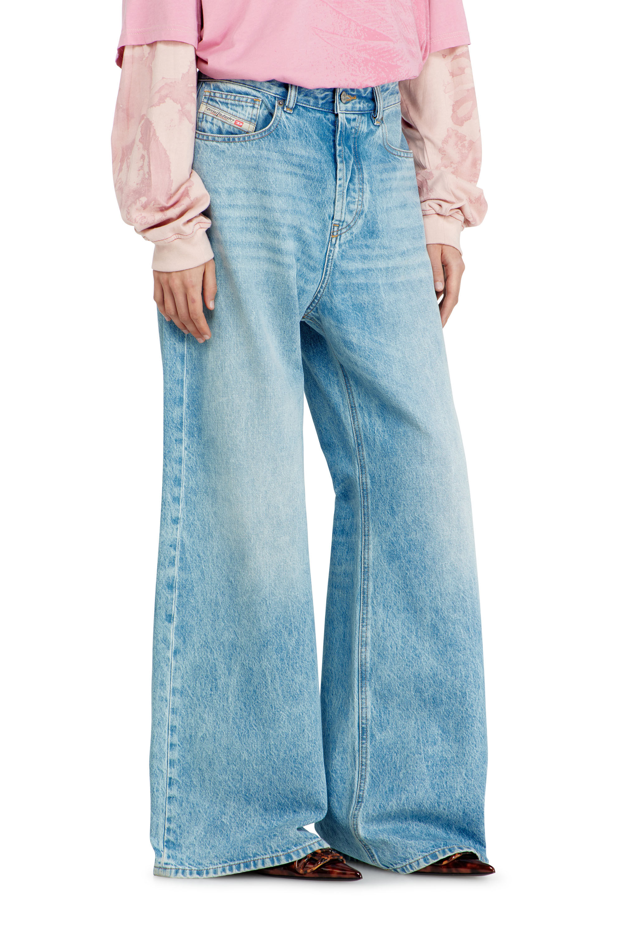 Diesel - Relaxed Jeans 1996 D-Sire 09I29 Unisex, Blu Chiaro - Image 9