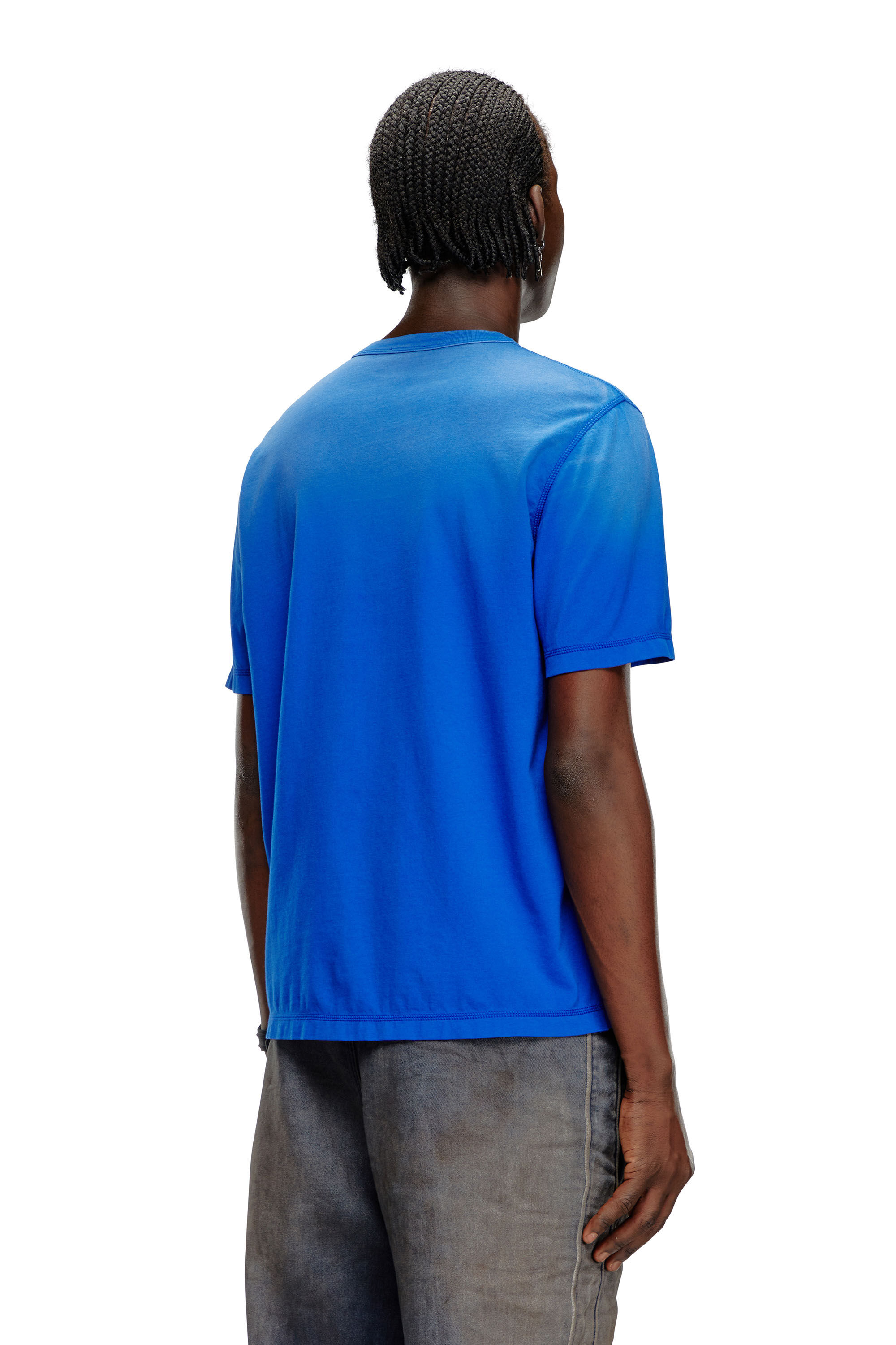 Diesel - T-ADJUST-K4, Uomo T-shirt con trattamento solarizzato in Blu - Image 4