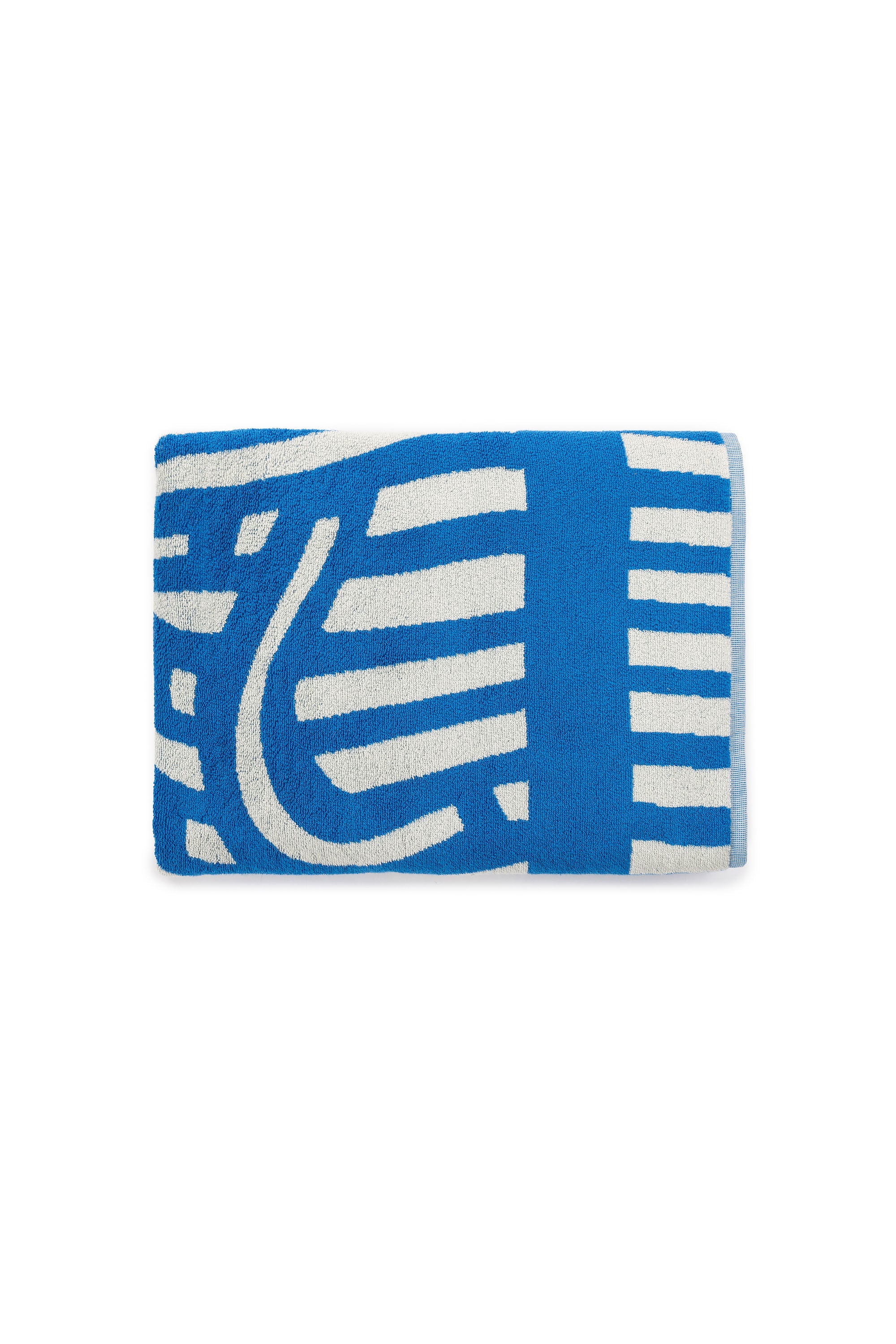 Diesel - 1018164 STRIPES GREY/BLUE TOWEL, Telo in spugna 100x180 cm Unisex in Blu - 6