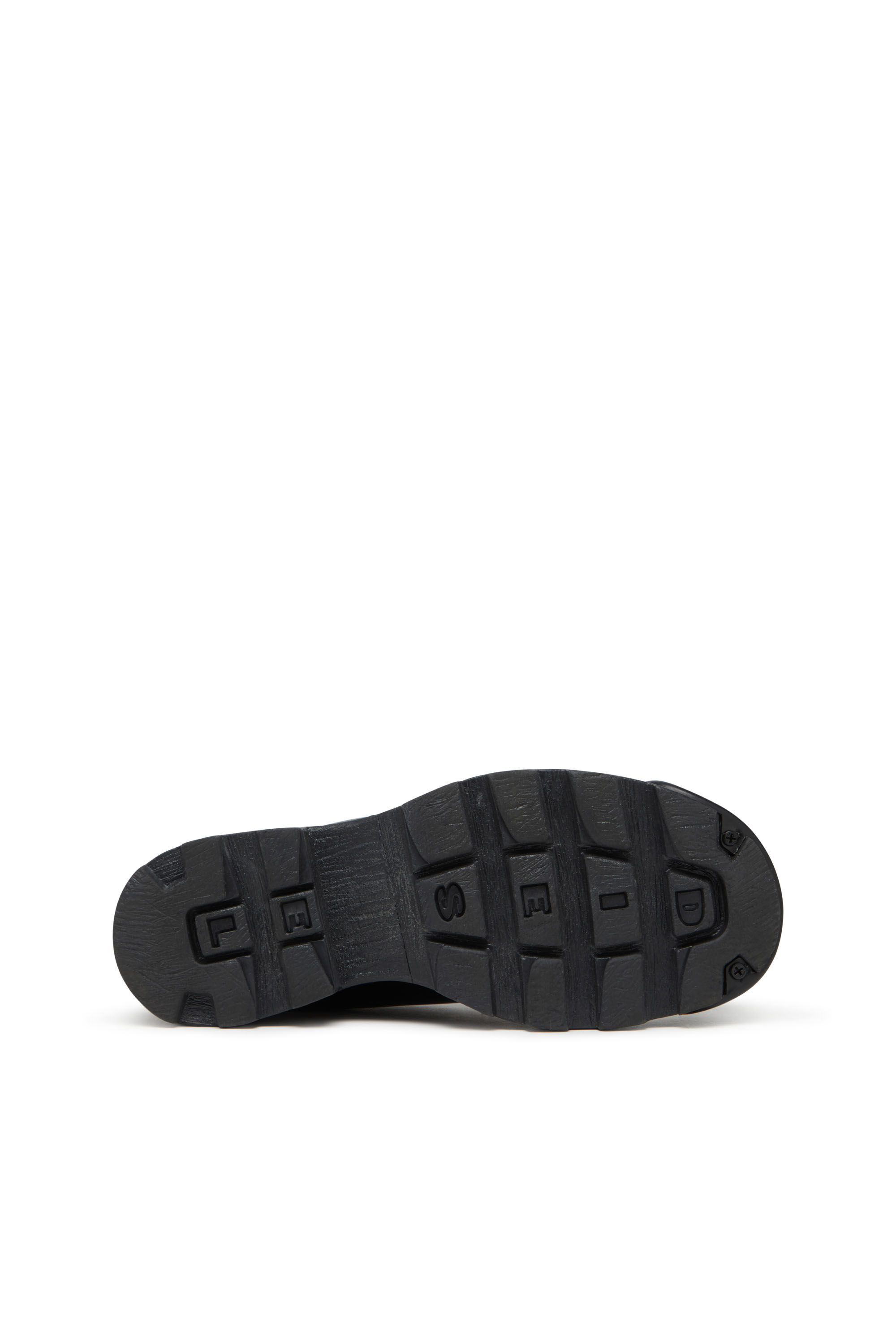 Diesel - D-HAMMER SO D, D-Hammer-Scarpe lace-up in pelle con puntale oval D Uomo in Nero - 5