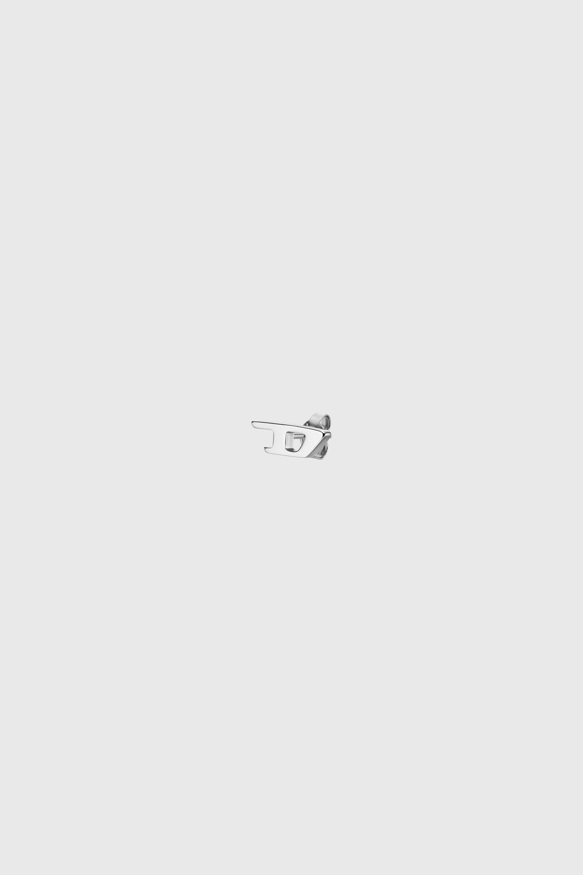 Diesel - DX1519, Orecchino a lobo in acciaio inossidabile Unisex in Argento - 1