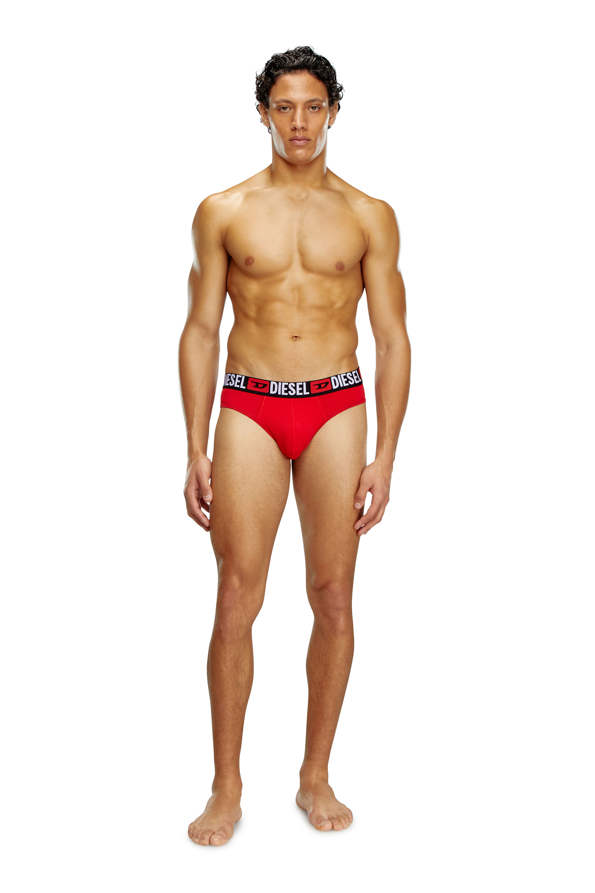 Diesel - UMBR-ANDRETHREEPACK, Set di tre slip a tinta unita Uomo in Multicolor - 1