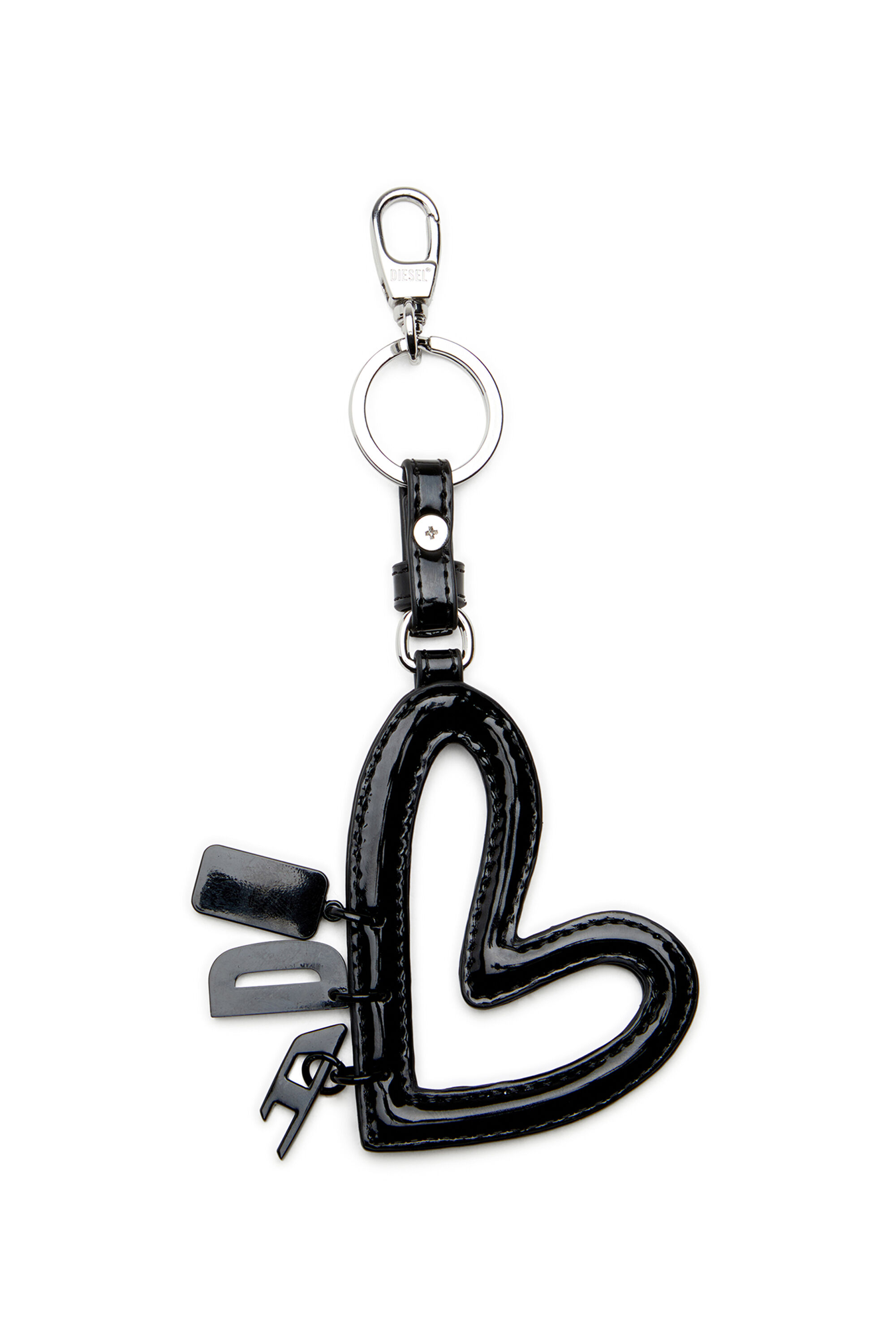 Diesel - MULTI II, Charm lucido a cuore Donna in Nero - 2