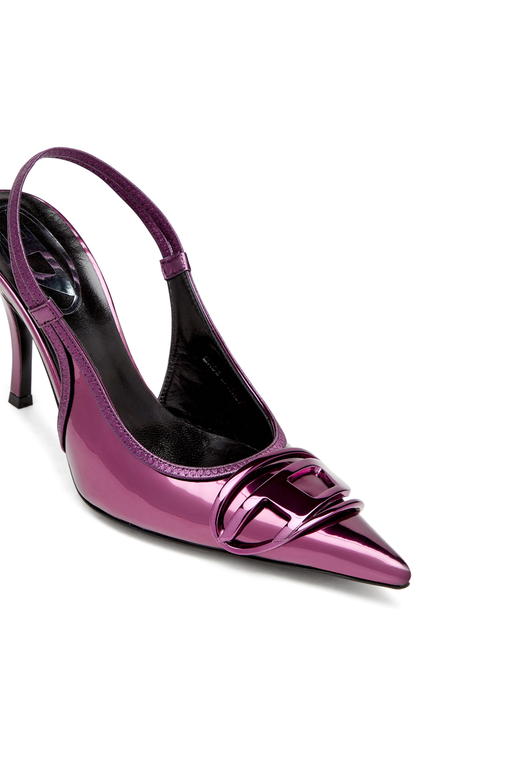 Diesel - D-VENUS SB, D-Venus-Pump con effetto specchiato Donna in Viola - 4