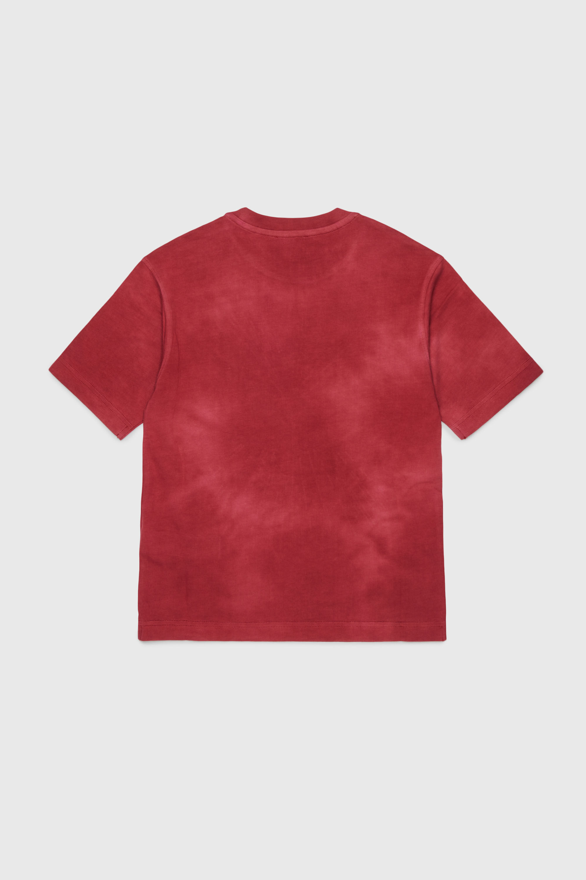 Diesel - TFIN OVER, T-shirt con motivo fenice decorato Uomo in Rosso - 2