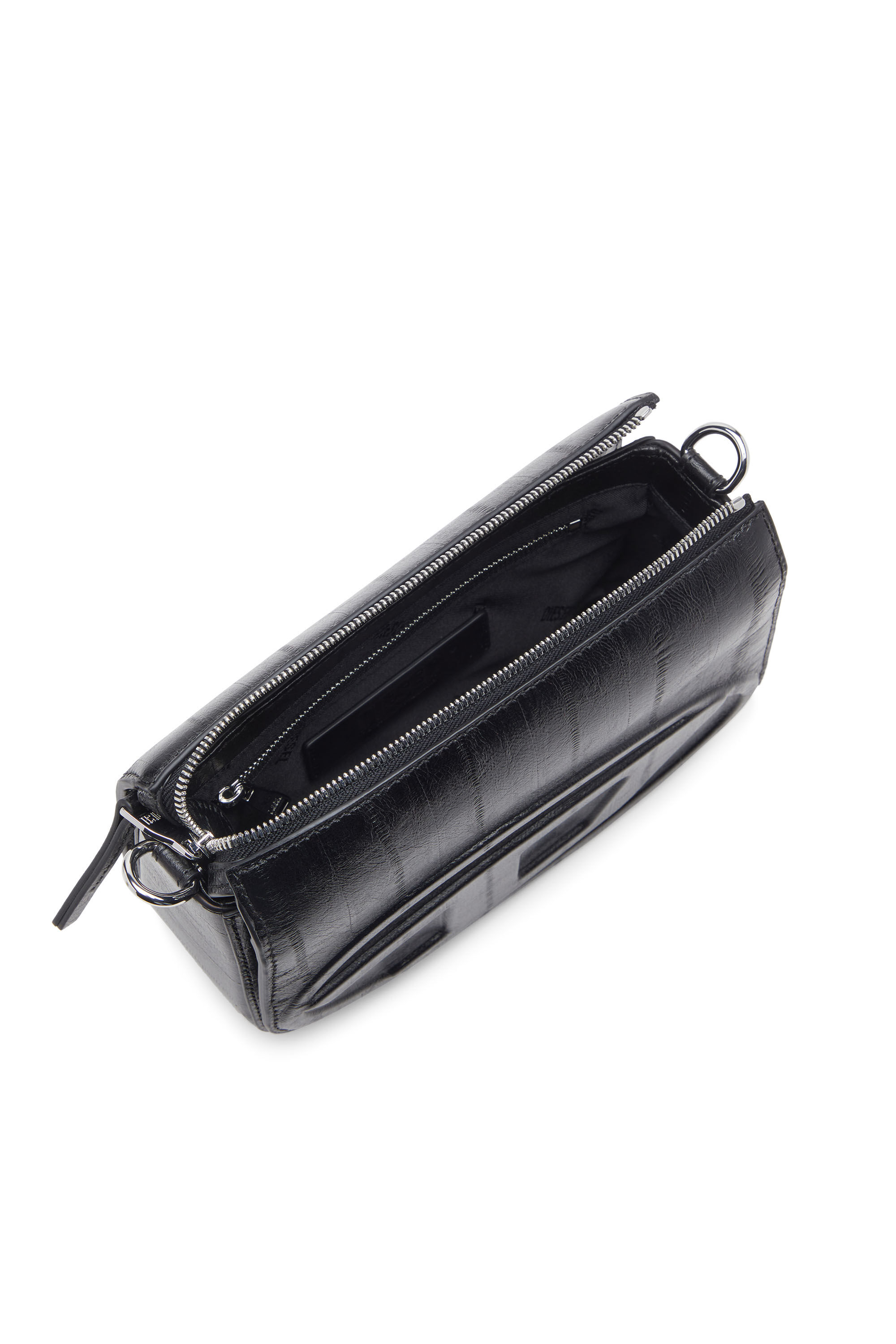 Diesel - 1DR CAMERA BAG, 1DR-Camera bag effetto anguilla Uomo in Nero - 2