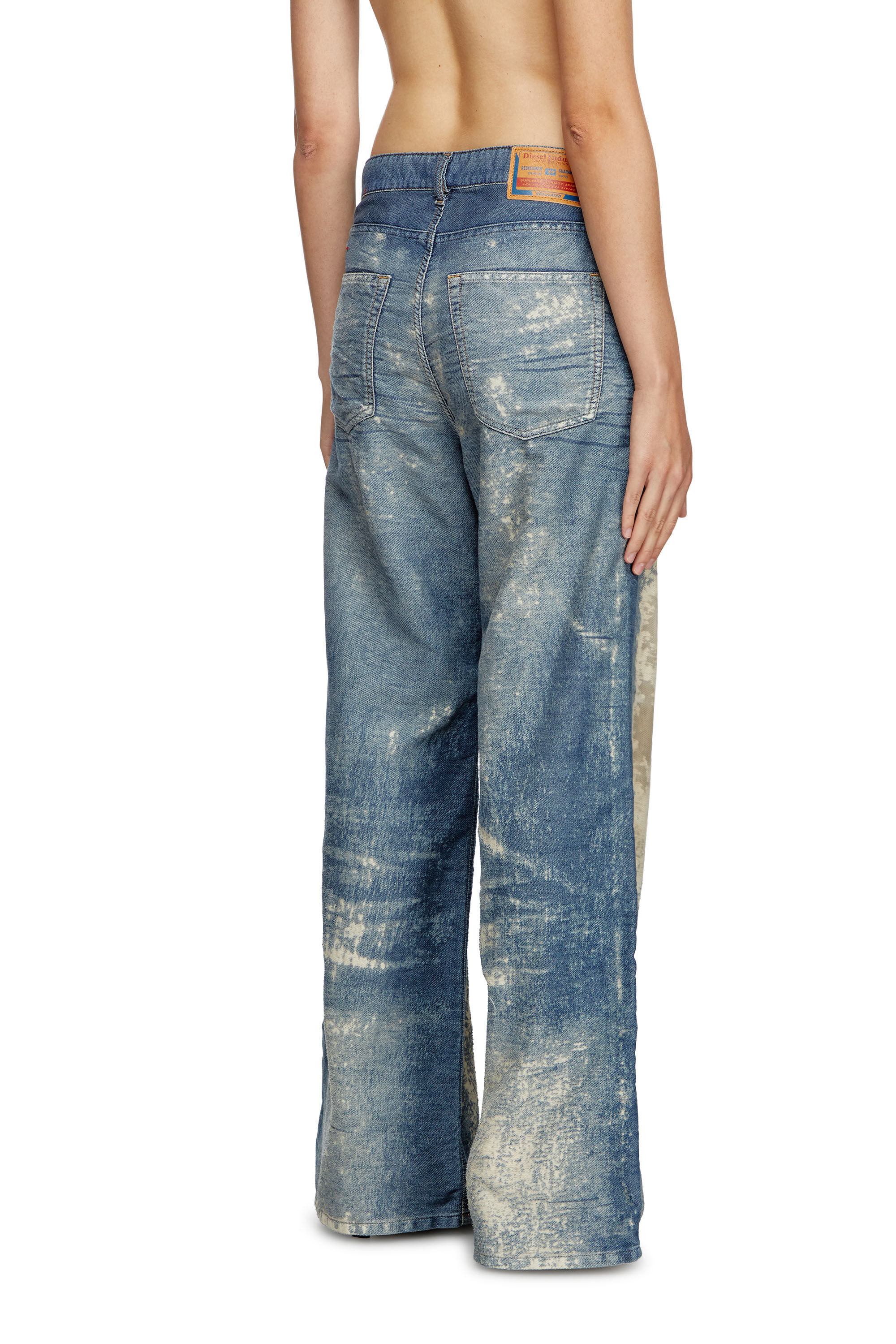 Diesel - Straight Jeans 1996 D-Sire 068RE Donna, Blu medio - Image 4