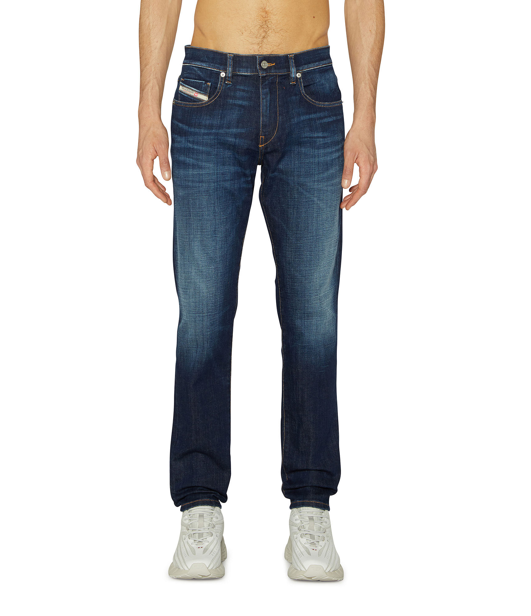 Diesel - Slim Jeans 2019 D-Strukt 09L61 Uomo, Blu medio - Image 1