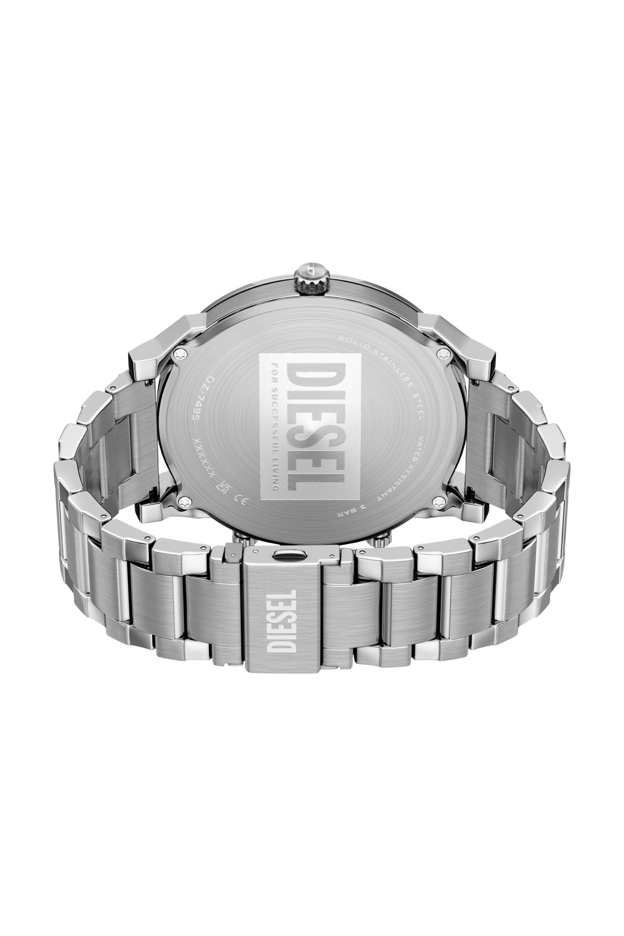 Diesel - DZ7495 WATCH, Orologio Mr. Daddy Slim in Acciaio Inox Uomo in Argento - 5