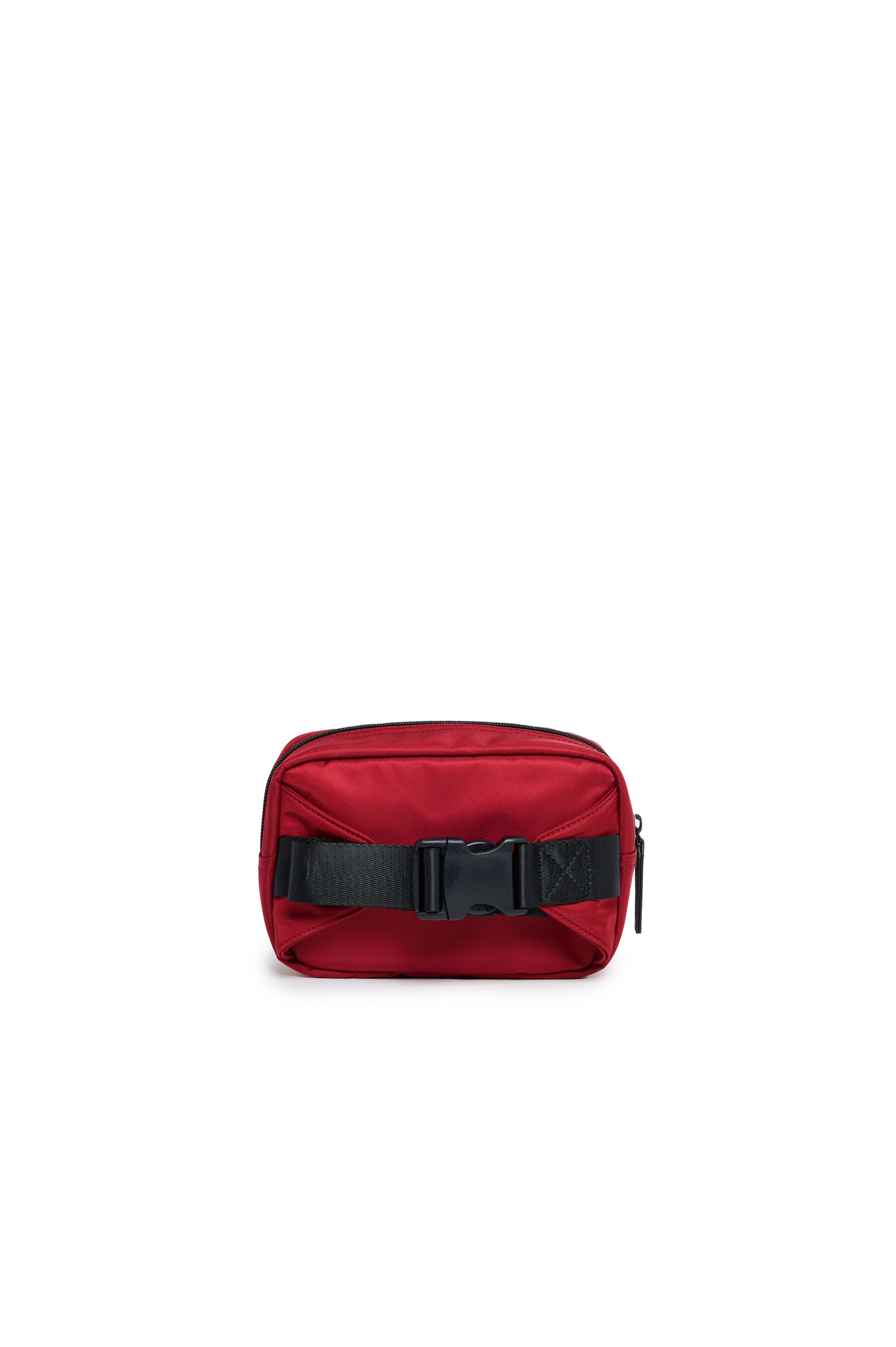 Diesel - WDEMBOSSED, Unisex Nylon belt bag with embossed logo in Red - Image 2