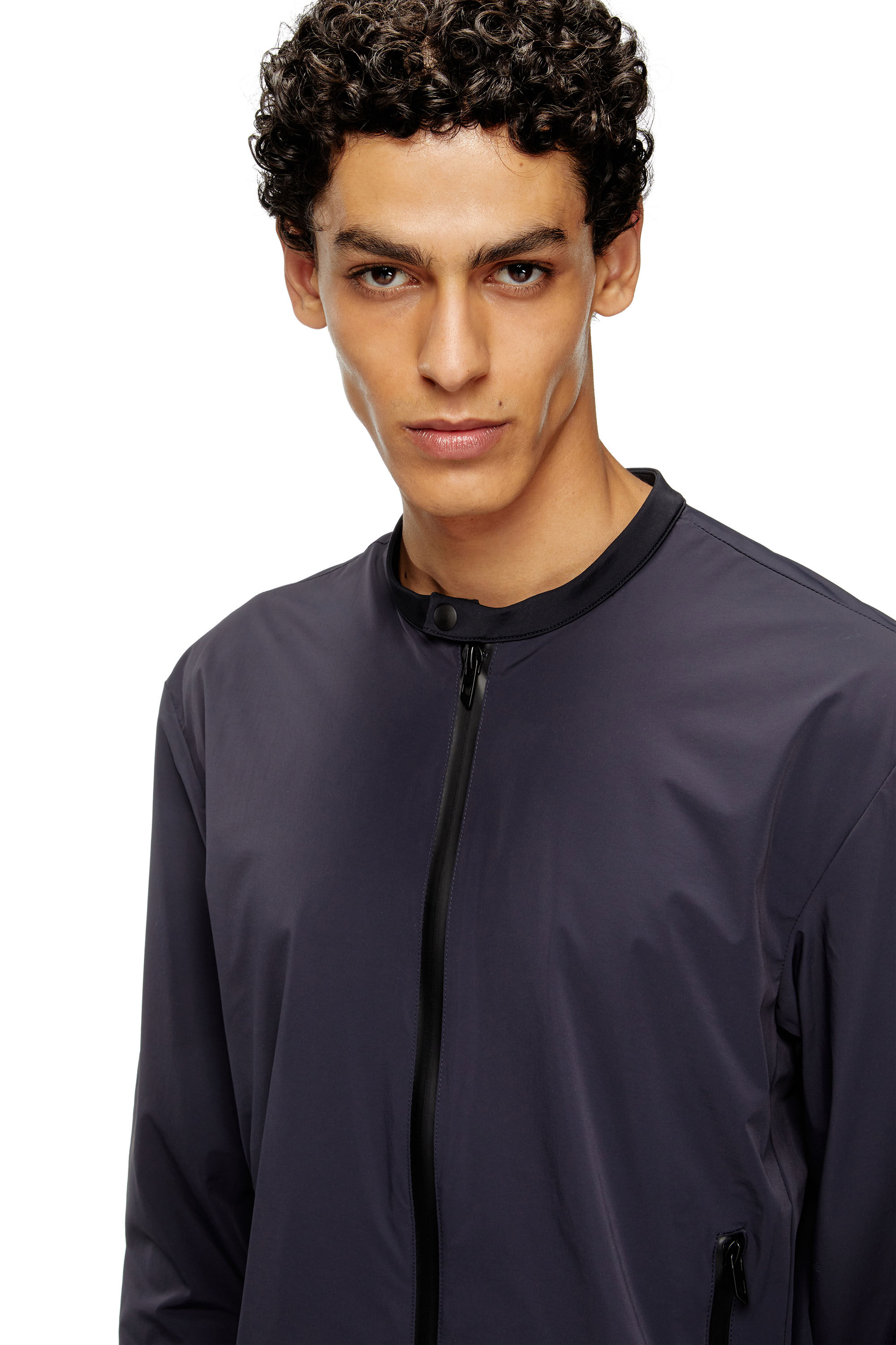 Diesel - J-DOMNALL-NY, Giacca in nylon bi-stretch Uomo in Blu - 5
