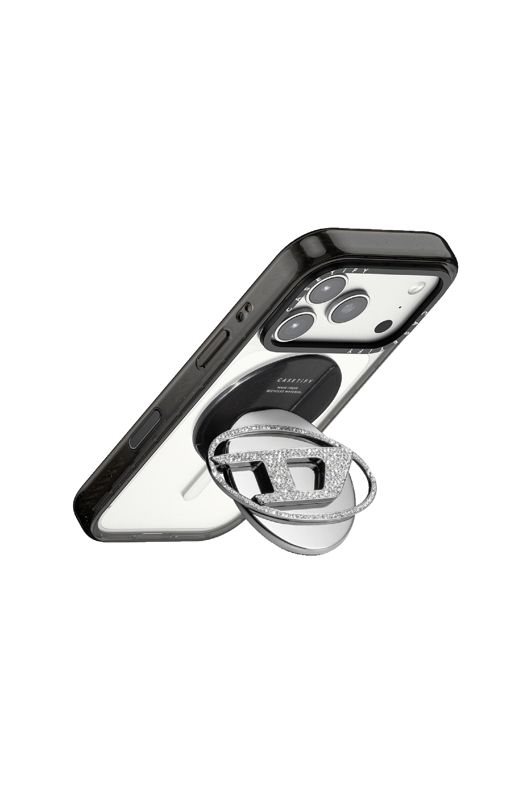 Diesel - 60604 GRIP STAND GRIP STAND, Unisex's Oval D Grip & Stand in Silver - 2