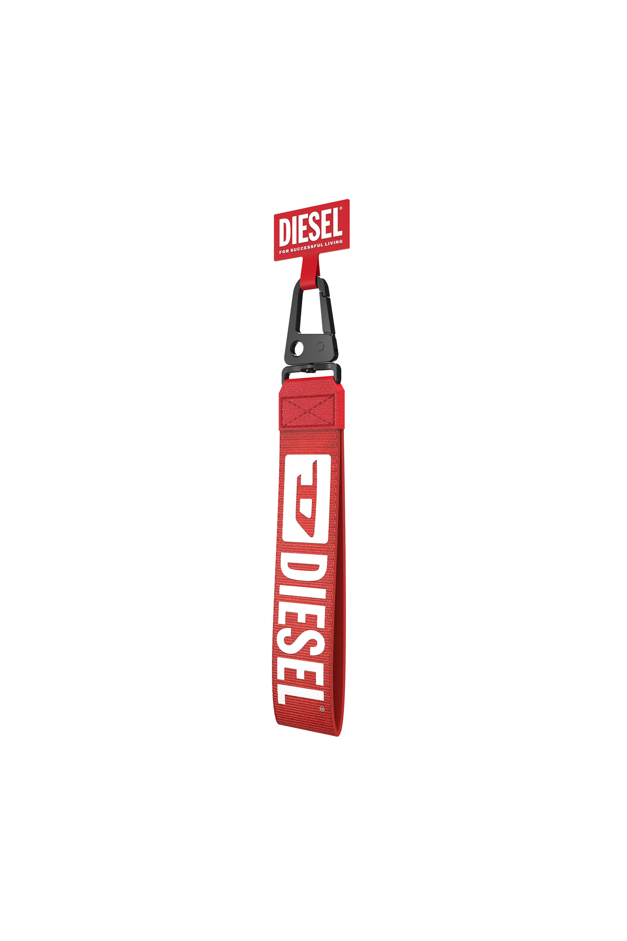 Diesel - 60192 WRIST STRAP, Cinturino universale porta smartphone Unisex in Rosso - 2