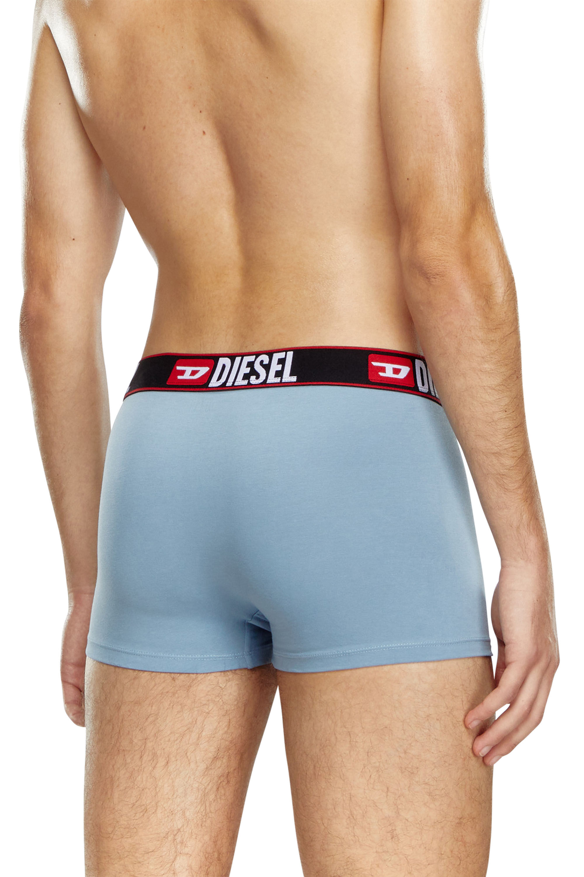 Diesel - UMBX-DAMIENTHREEPACK, Set da tre boxer con motivo cloudy Uomo in Blu - 4