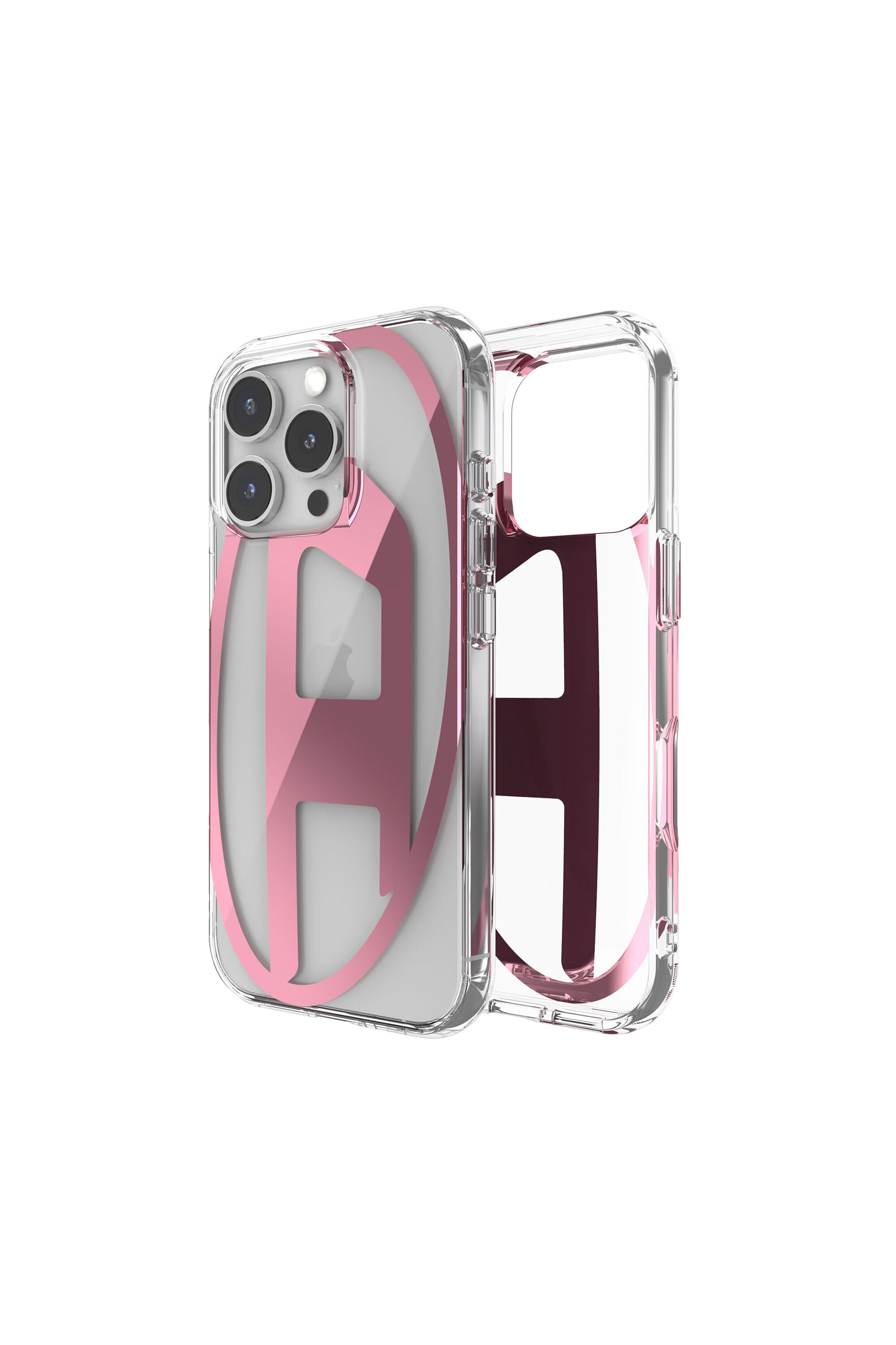 Diesel - 60144 AOP CASE, Cover Oval D per iP 16 Pro Unisex in Rosa - 1