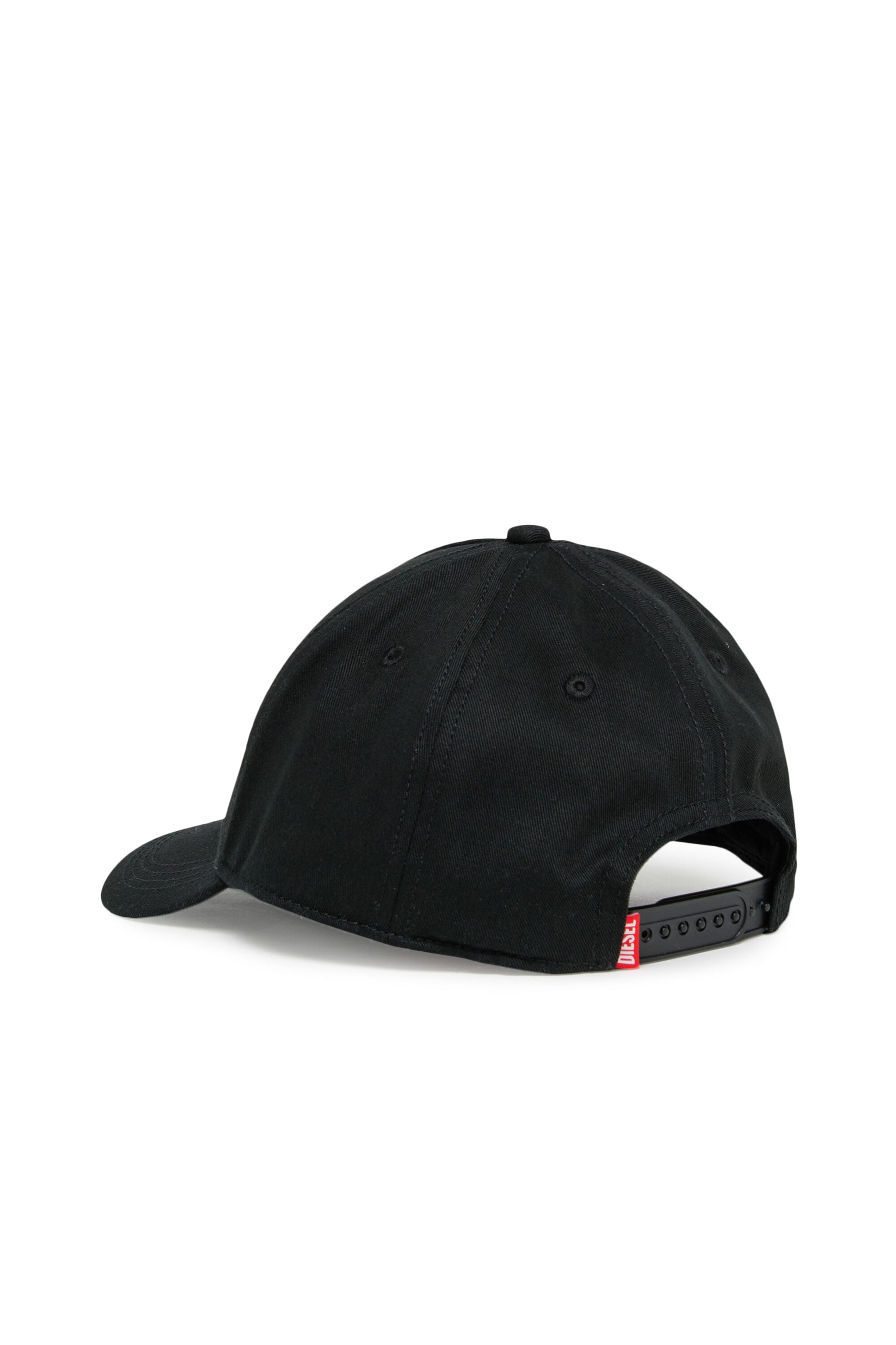 Diesel - FLIMO, Cappellino da baseball con stampa Oval D logo Uomo in Nero - 2