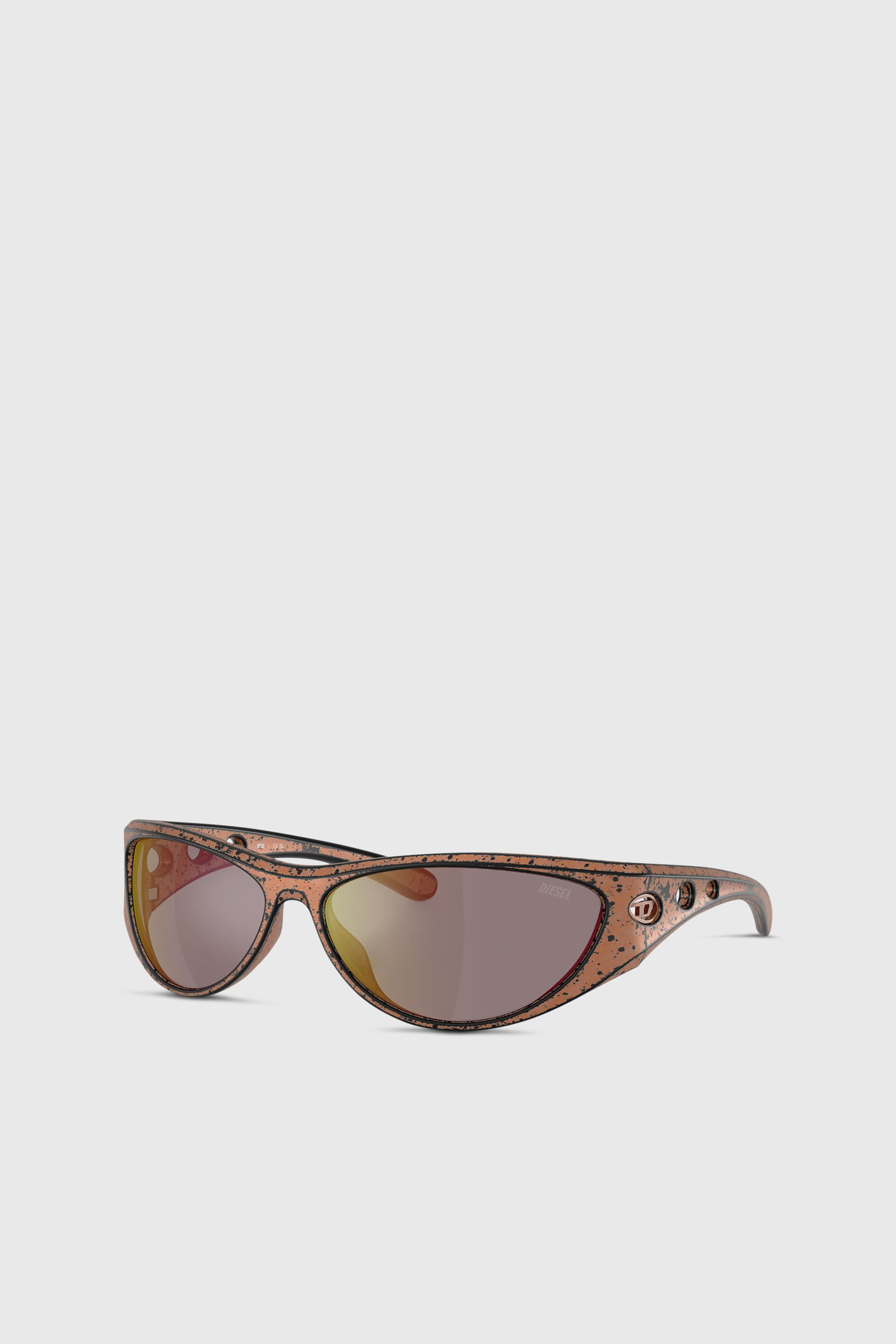 Diesel - 0DL3004U, Occhiali da sole stile cat-eye Unisex in Marrone - 5