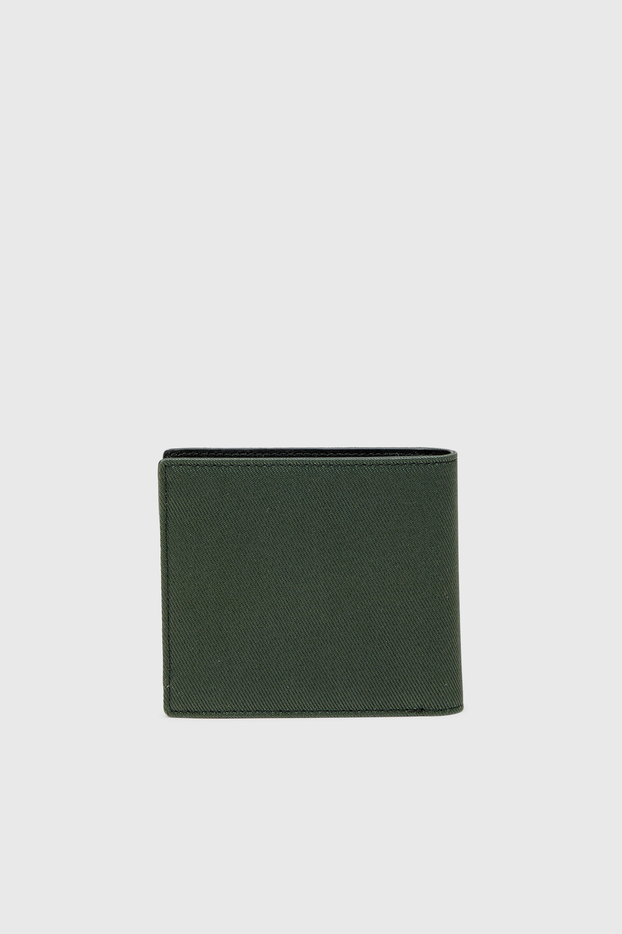 Diesel - D-PACK BI FOLD COIN 3D, Portafoglio piccolo bi-fold con patch Diesel Uomo in Verde - 2