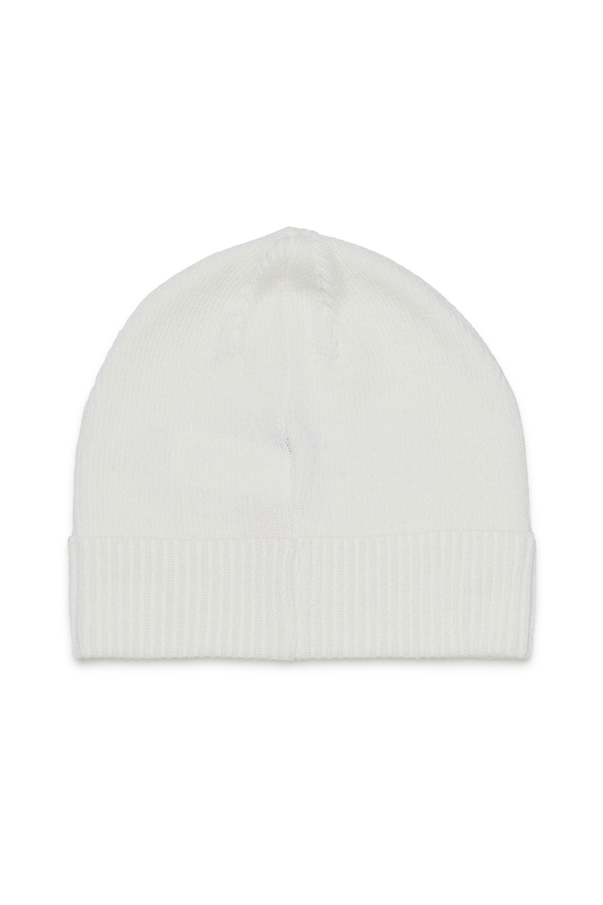 Diesel - FBAND, Berretto in misto lana con logo Unisex in Bianco - 2