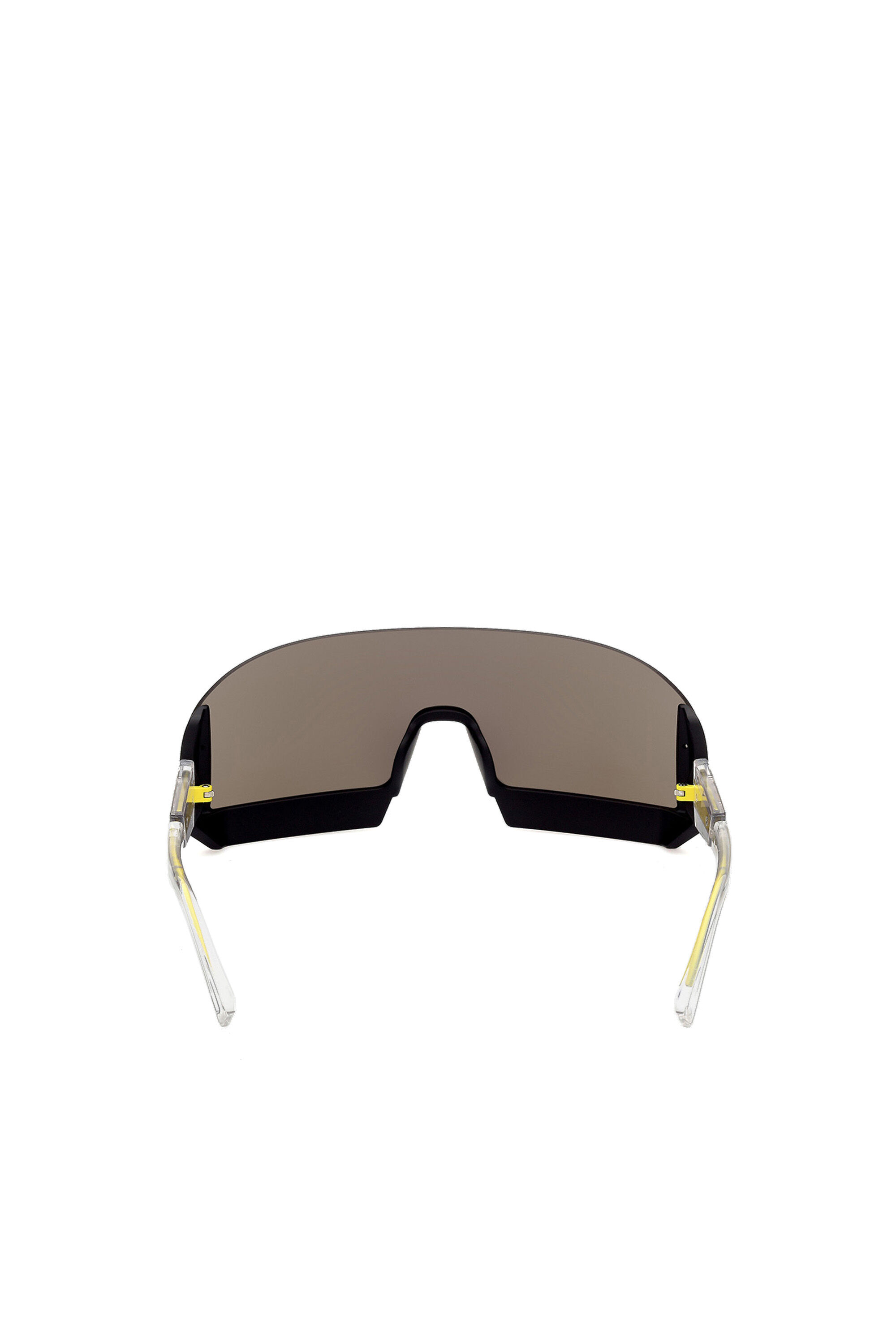 Diesel - DL0336, Mascherina con shape rimless in iniettato Uomo in Bianco - 3