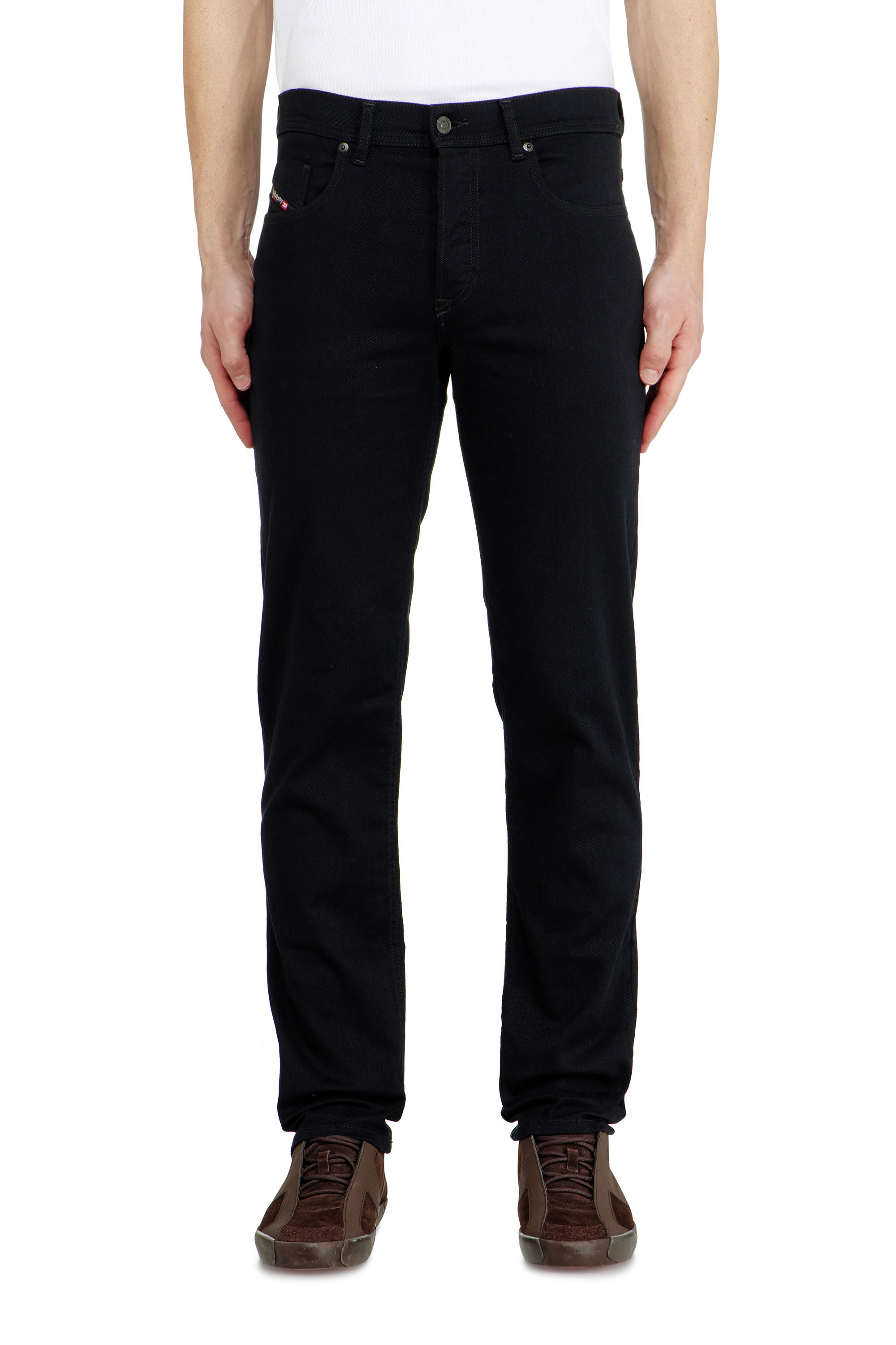 Diesel - Regular Jeans 2023 D-Finitive 069YP Uomo, Nero/Grigio scuro - Image 4