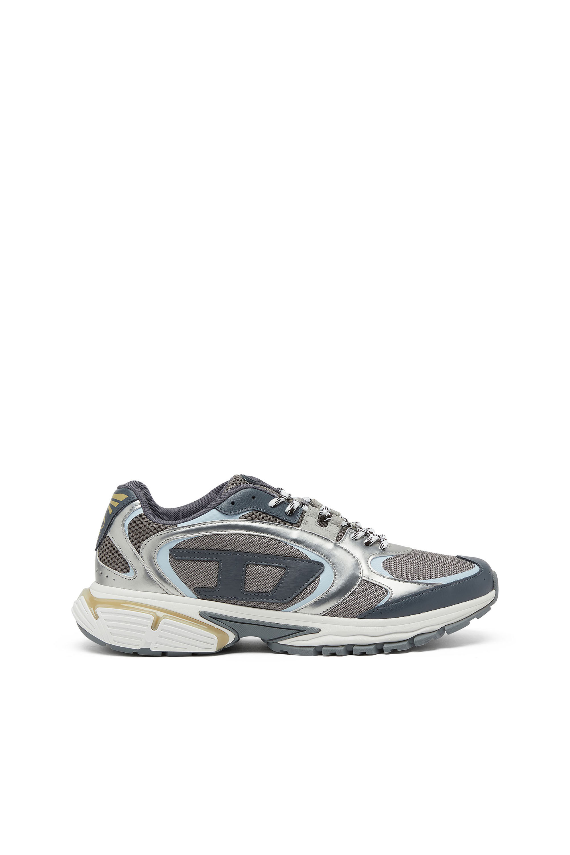 Diesel - S-PRO-V-DENSE LOW, S-Pro-V-Dense-Sneaker metallizzate in rete e PU Uomo in Multicolor - 1