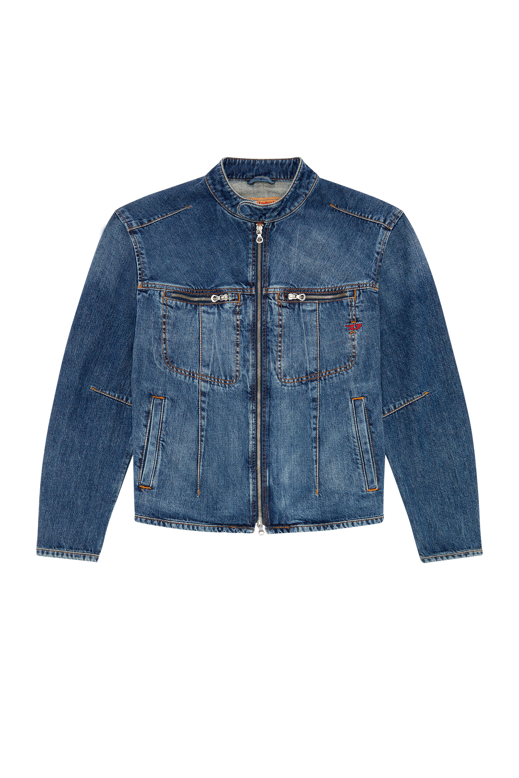 Giacca jeans blu best sale scuro