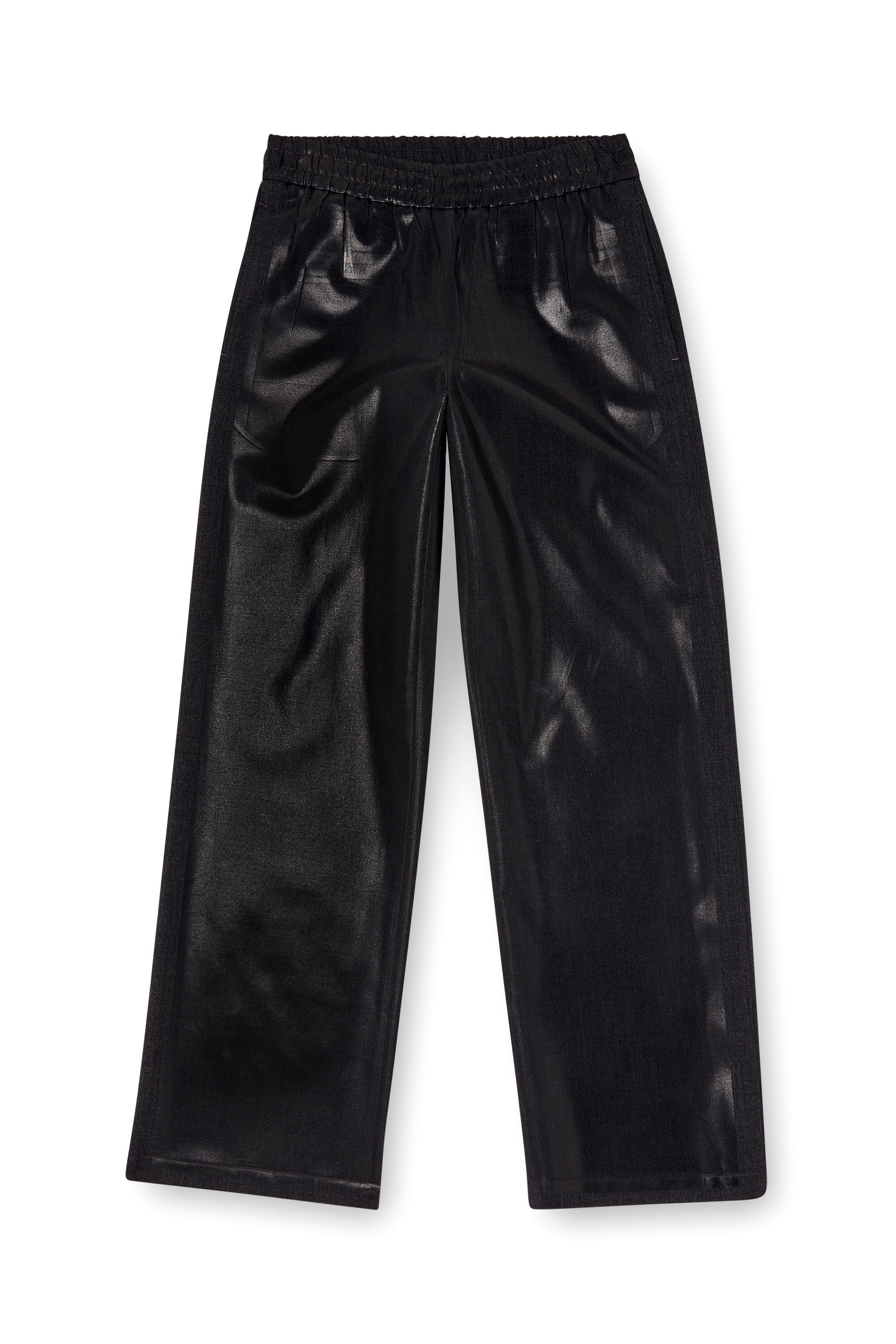 Diesel - P-DREY, Pantaloni loose d'ispirazione sartoriale Donna in Nero - 2